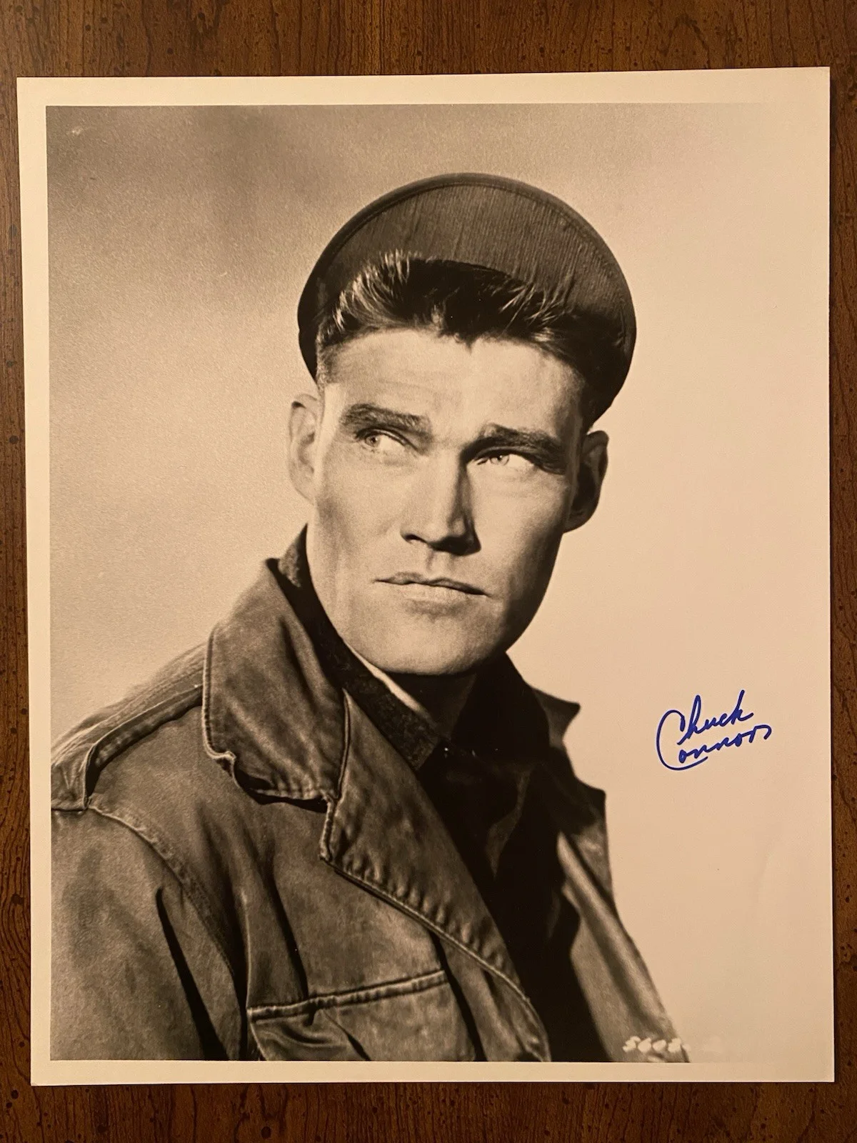 Chuck Connors — Chuck Connors Signed Autographed Photo With COA Designing Woman Soylent Green