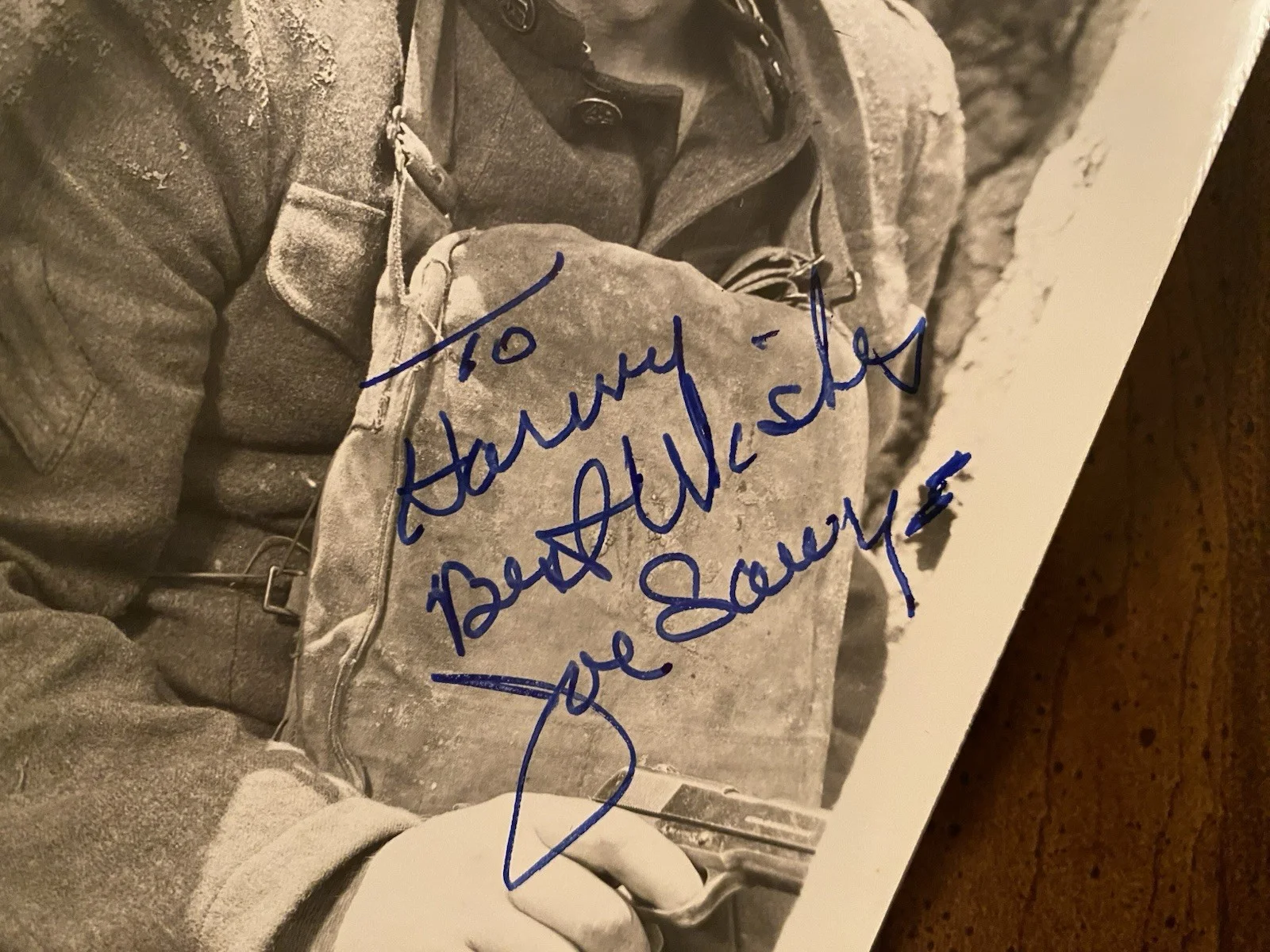 Joe Sawyer — Joe Sawyer Sergeant York Signed Autographed Photo With COA RARE, image 2