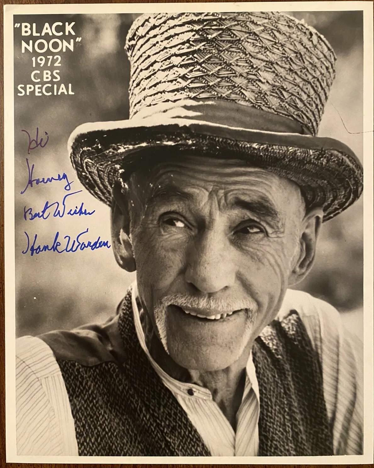 Hank Worden — Hank Worden Signed Autographed Photo With COA True Grit McClintock The Searchers