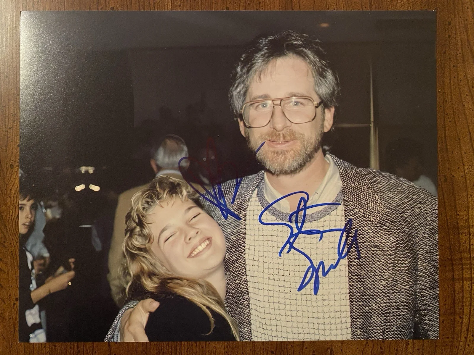 Drew Barrymore, Steven Spielberg — Drew Barrymore Steven Spielberg Signed Autographed Photo BY BOTH With COA ET