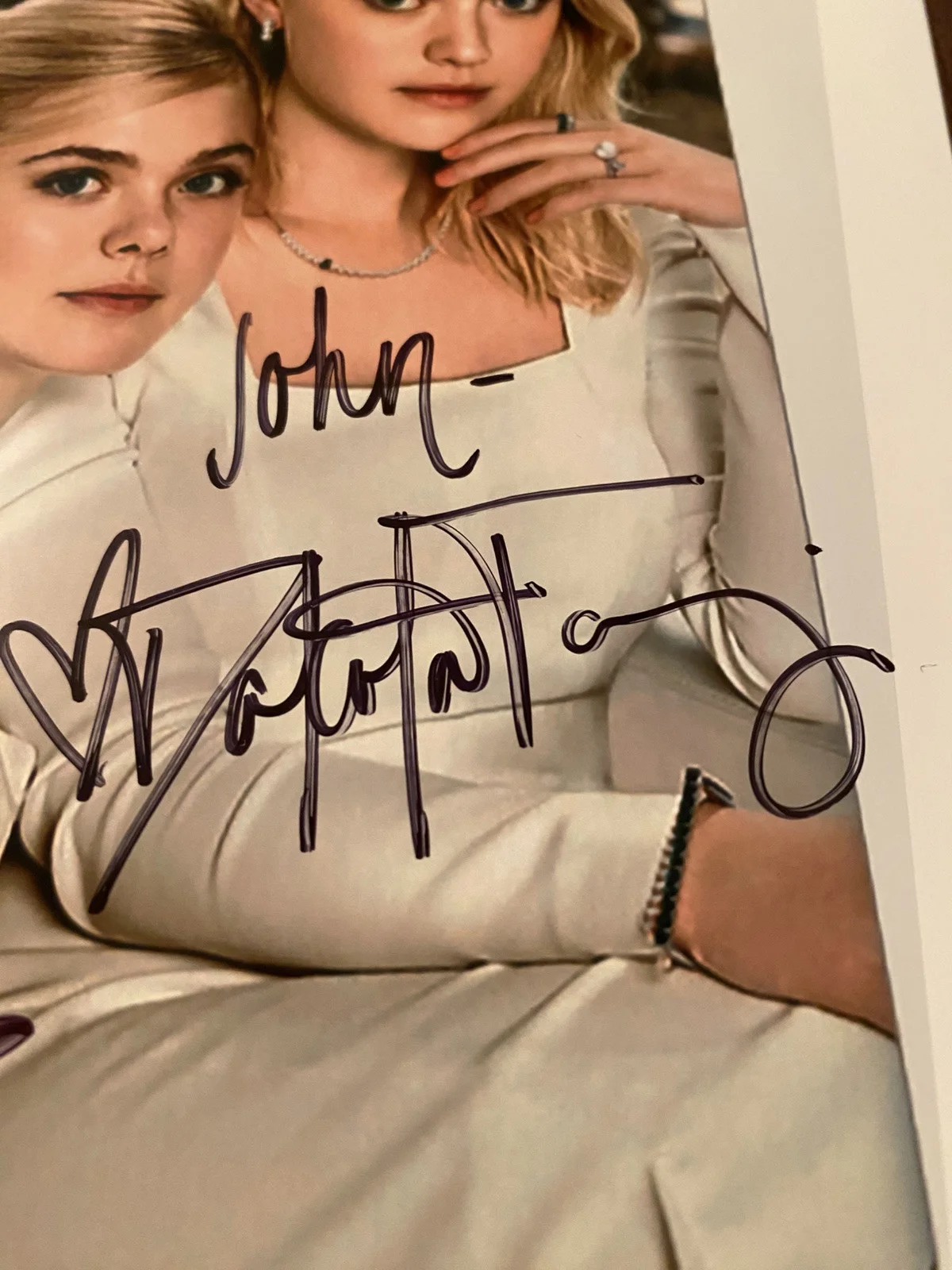 Elle Fanning, Dakota Fanning — Elle Dakota Fanning Signed Autographed Photo By Both w COA Uptown Girls I Am Sam, изображение 5