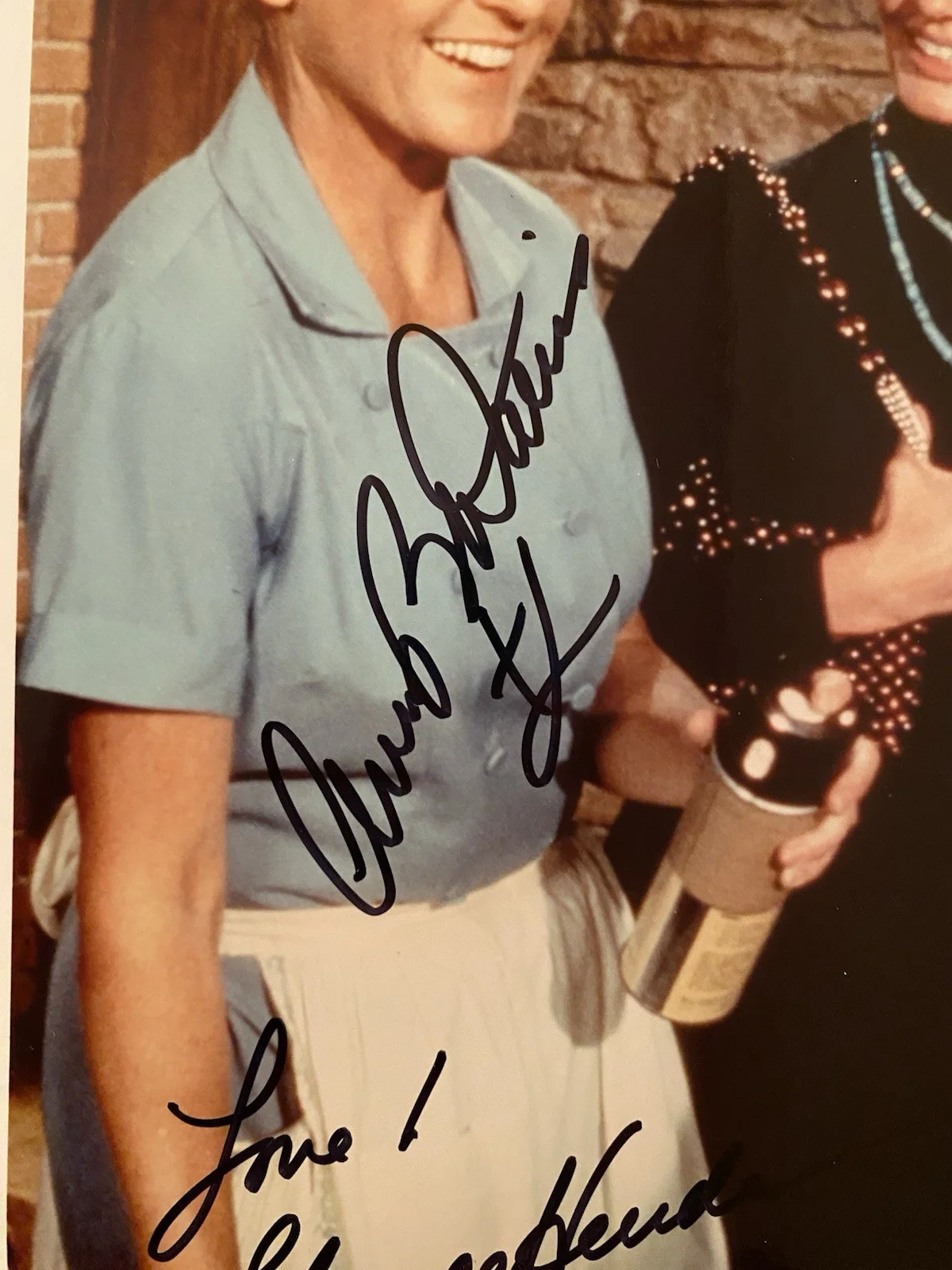 Ann B Davis, Florence Henderson — Ann B Davis Florence Henderson Signed Autographed Photo With COA The Brady Bunch, изображение 2