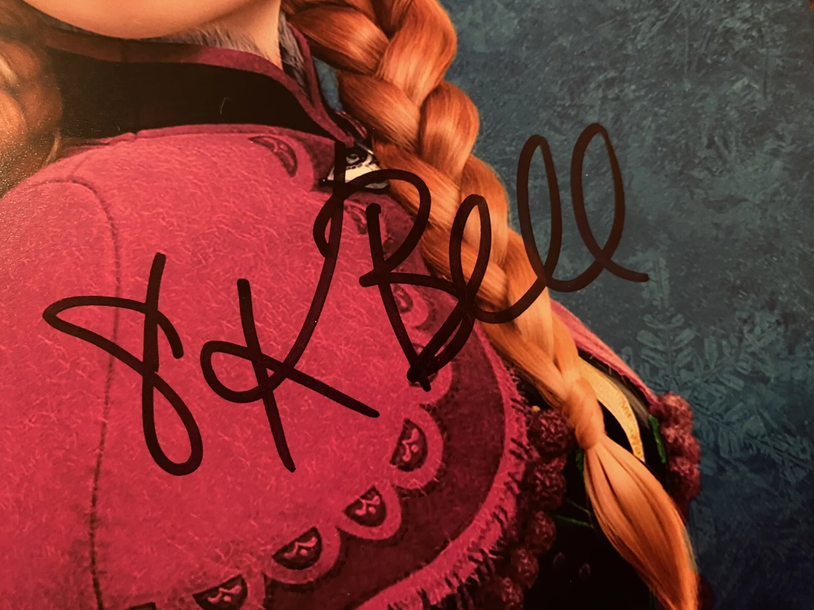 Idina Menzel, Kristen Bell — Idina Menzel Kristen Bell Signed Autographed Photo With COA Frozen Anna Elsa, изображение 3