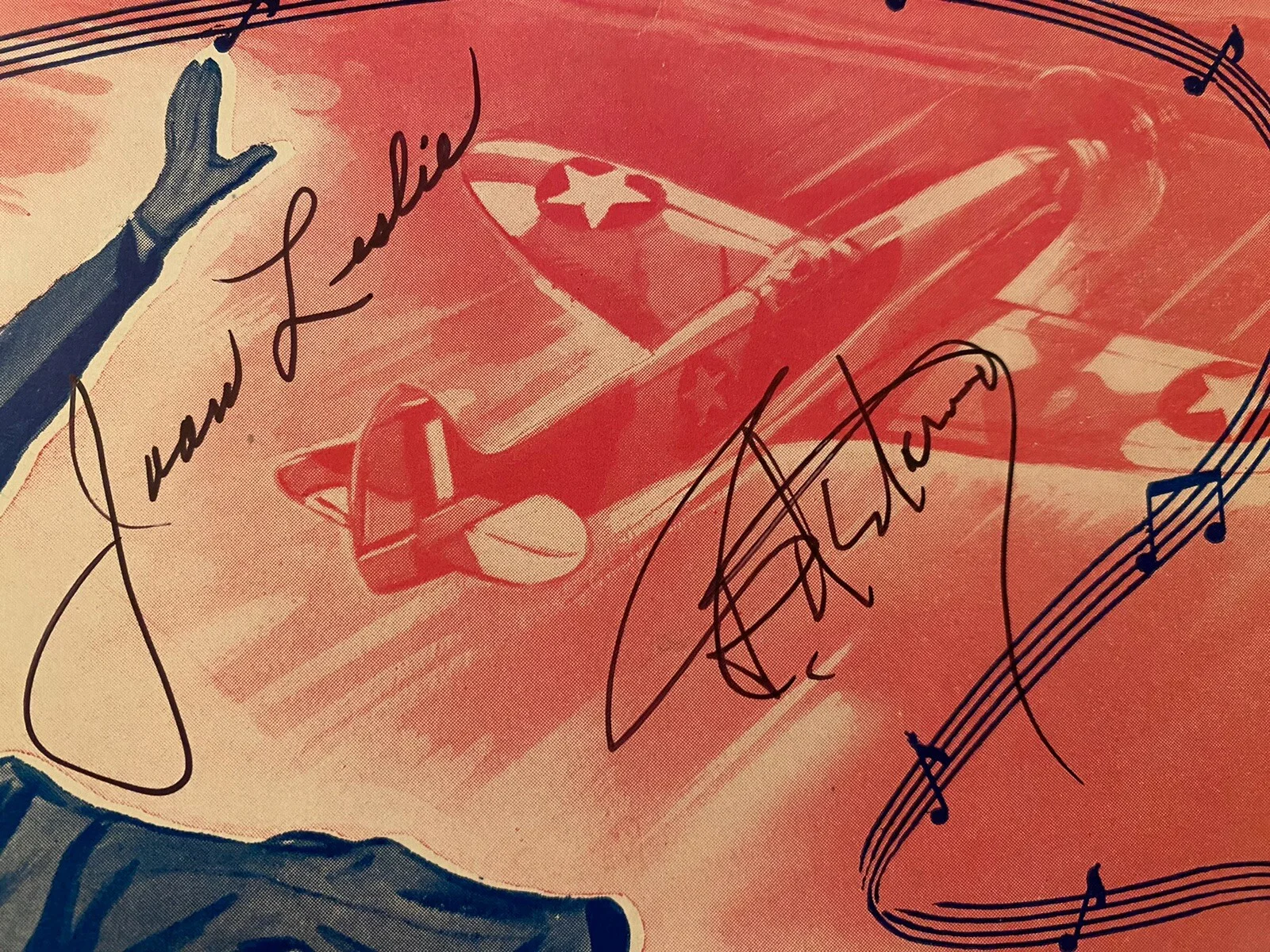 Fred Astaire, Joan Leslie — Fred Astaire Joan Leslie Signed Autograph Sheet Music The Sky’s The Limit w/ COA, image 2