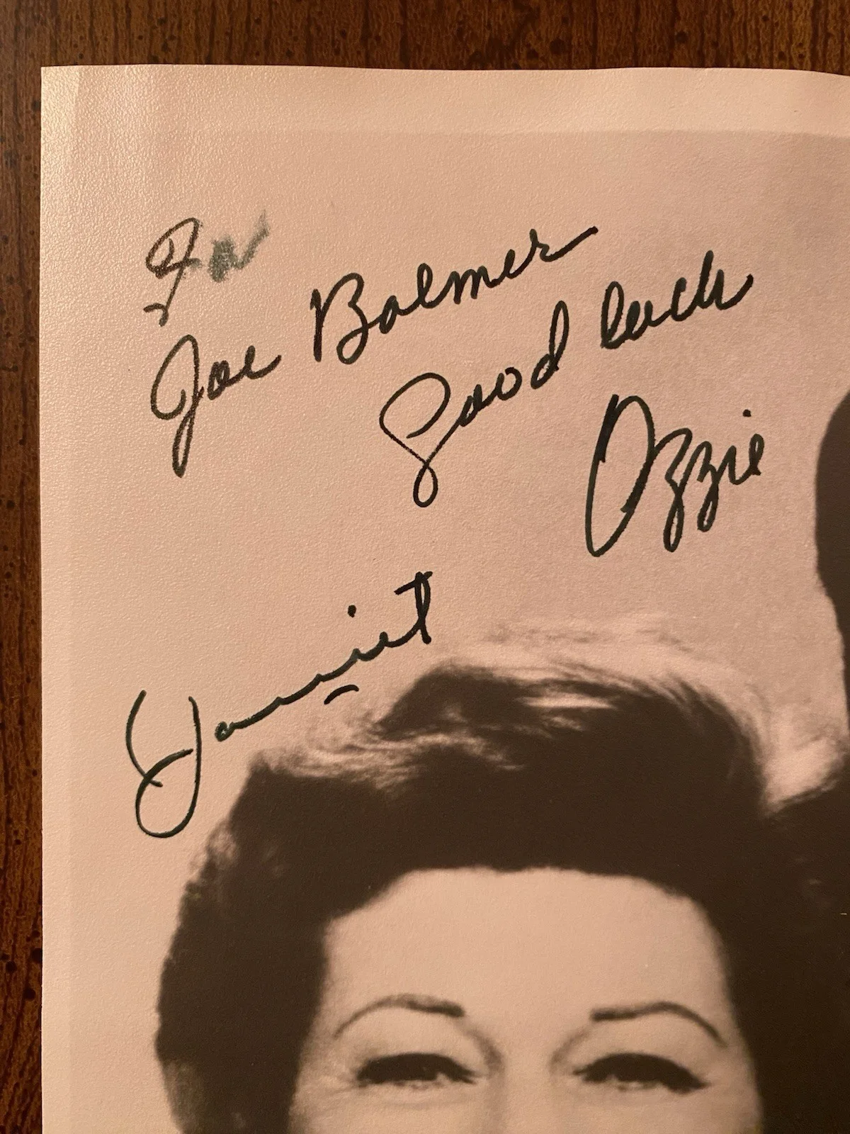 Ozzie Nelson, Harriet Nelson — Ozzie Harriet Nelson Signed Autographed Photo Adventures Of Ozzie And Harriet, изображение 2