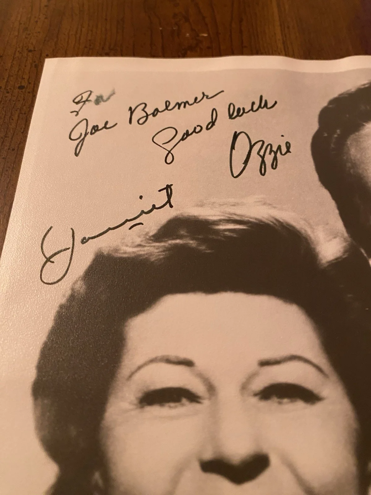 Ozzie Nelson, Harriet Nelson — Ozzie Harriet Nelson Signed Autographed Photo Adventures Of Ozzie And Harriet, изображение 5