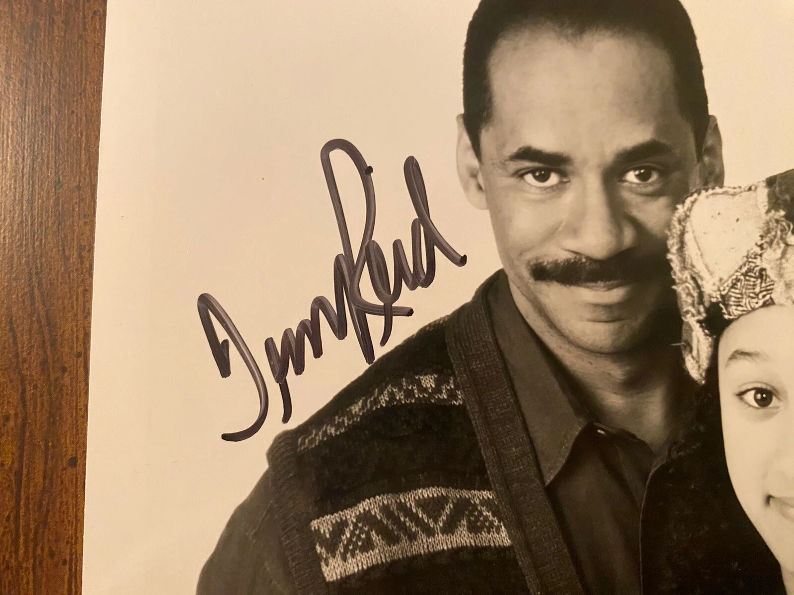 Tia Mowry, Tamera Mowry, Jackee Harry, Tim Reid — Sister Sister Cast Signed Autographed Photo All 4 w/ COA Tia Tamera Mowry ETC., изображение 2