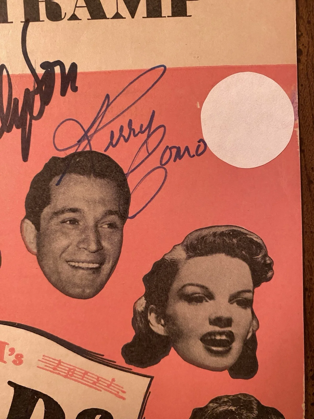 Gene Kelly, June Allyson, Perry Como, Ann Sothern, Etc — Words And Music Vintage Sheet Music Cast Signed Autographed By 6 With COA RARE, image 3