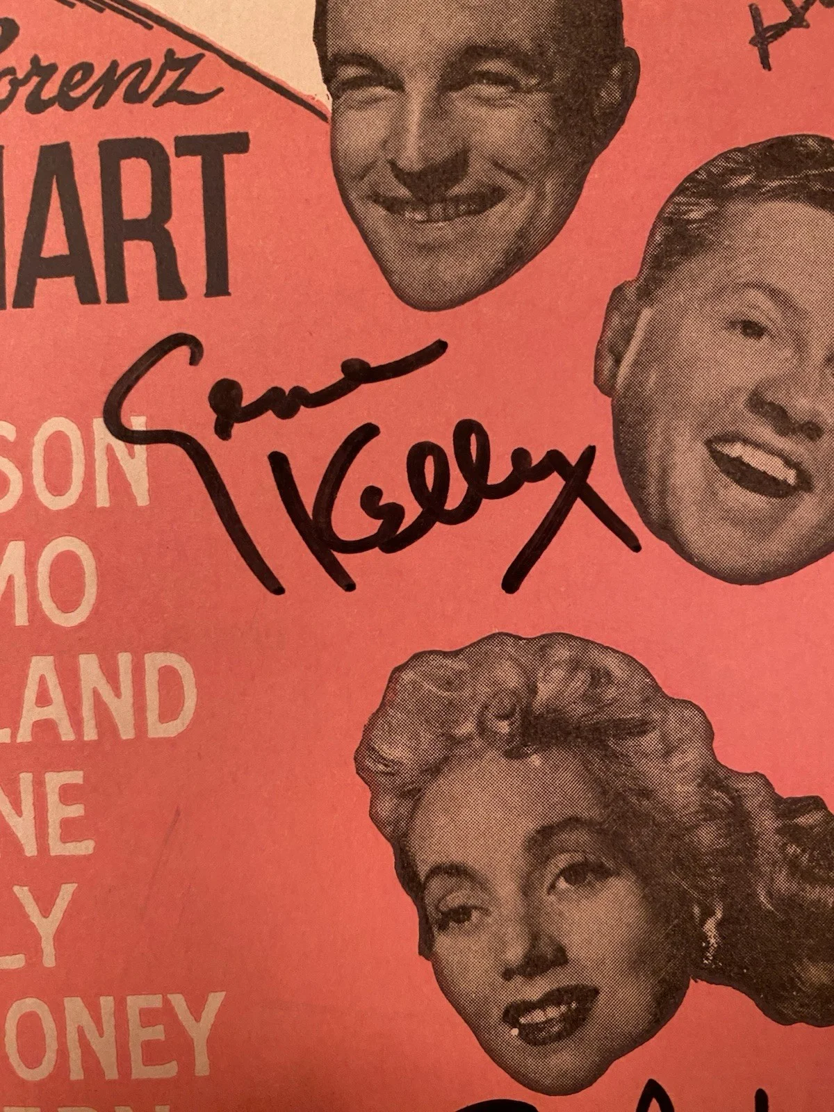 Gene Kelly, June Allyson, Perry Como, Ann Sothern, Etc — Words And Music Vintage Sheet Music Cast Signed Autographed By 6 With COA RARE, image 5