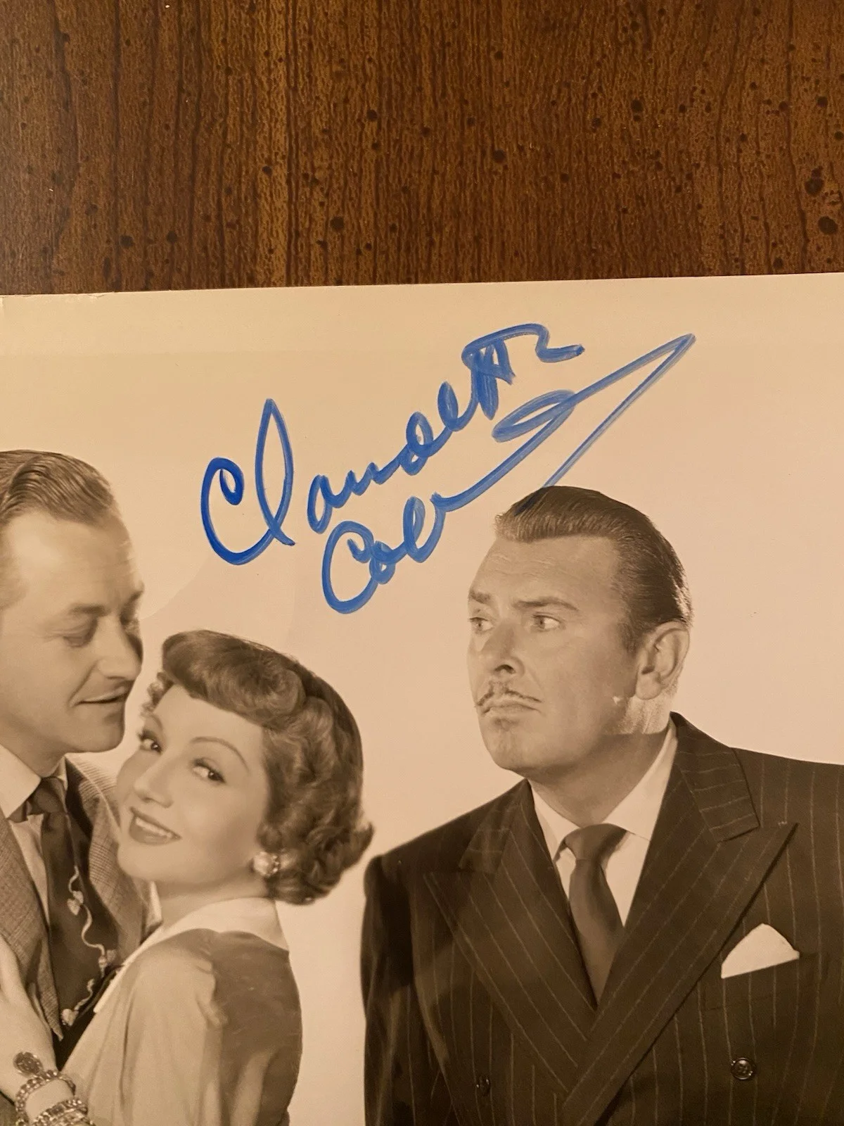 Claudette Colbert, Robert Young — Claudette Colbert Robert Young Signed Autographed Photo With COA Bride For Sale, изображение 2
