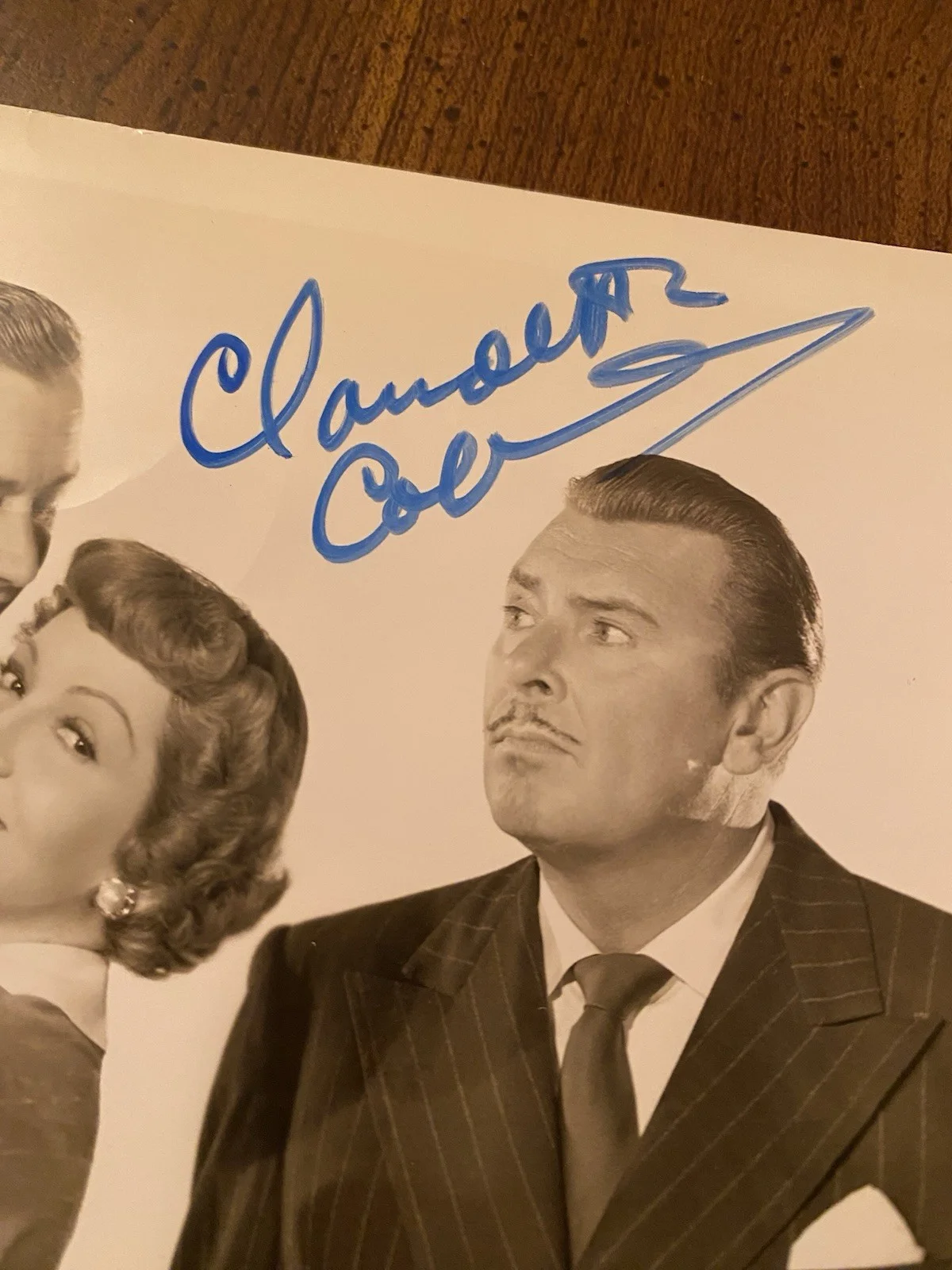 Claudette Colbert, Robert Young — Claudette Colbert Robert Young Signed Autographed Photo With COA Bride For Sale, изображение 3