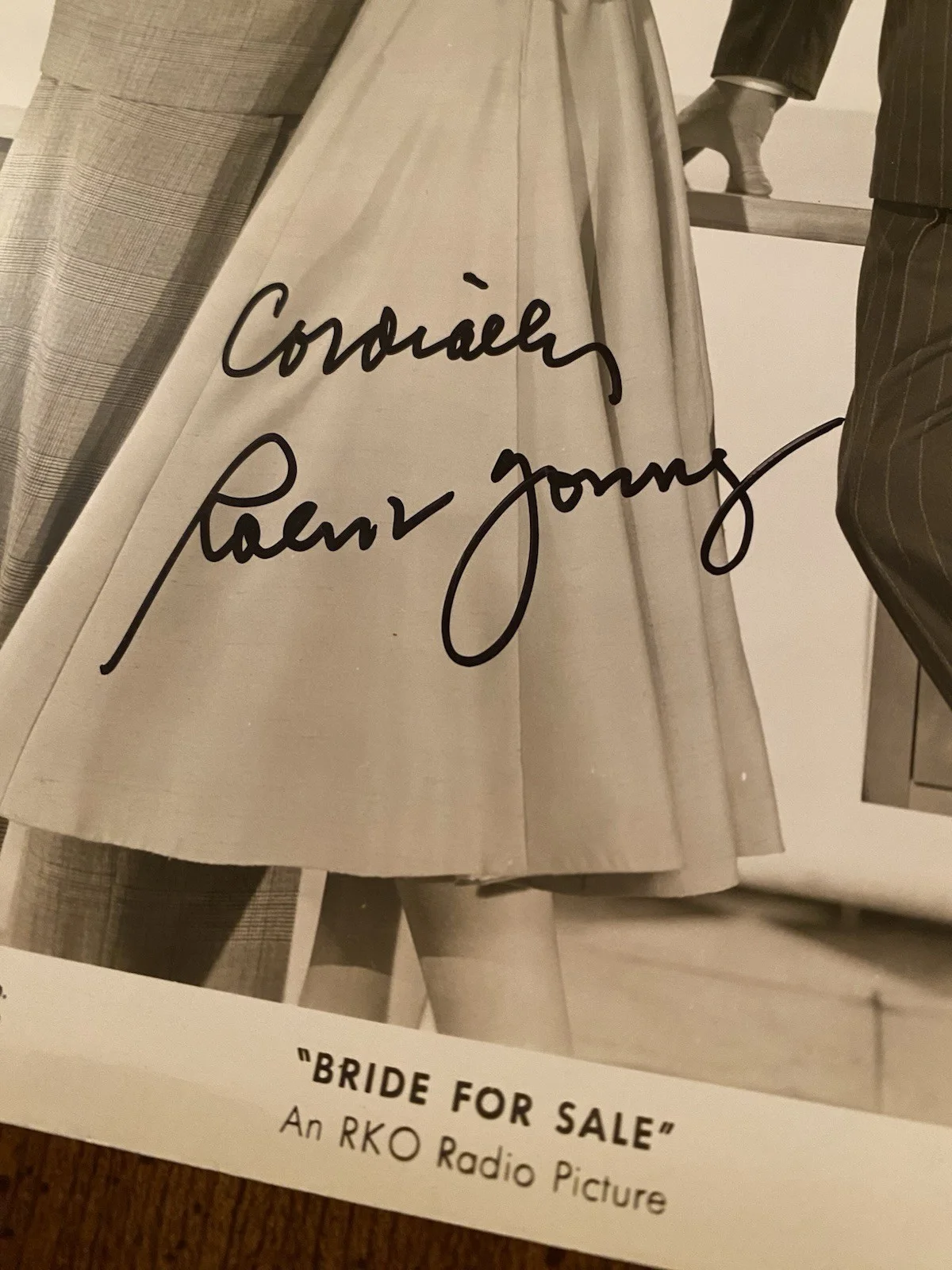 Claudette Colbert, Robert Young — Claudette Colbert Robert Young Signed Autographed Photo With COA Bride For Sale, изображение 5