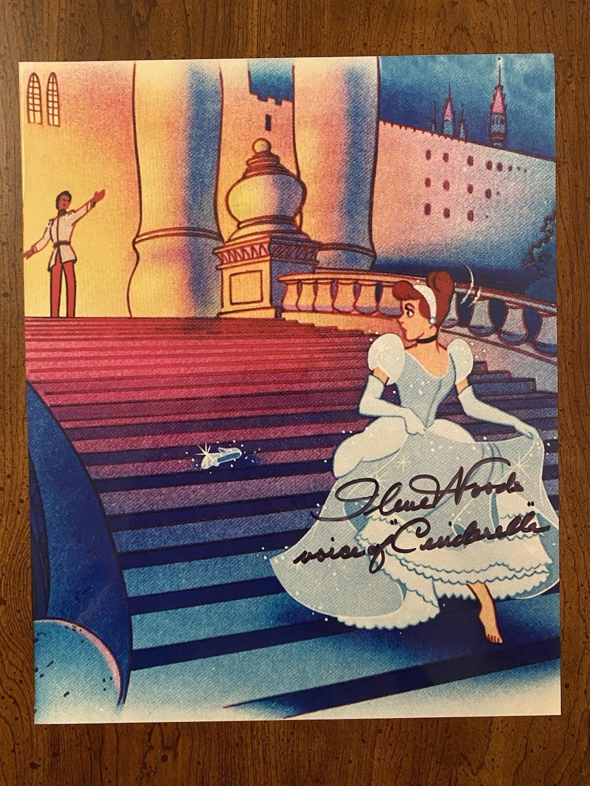 Ilene Woods — Ilene Woods Signed Autographed 10x8 Cinderella Photo With COA Disney Voice Actre