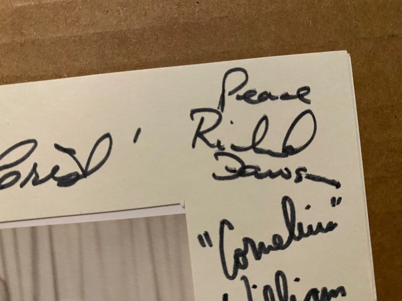 Richard Dawson, Robert Fuller, Joe Brooks — Robert Fuller Richard Dawson Joe Brooks Etc Signed Autographed Vintage Frame, image 4