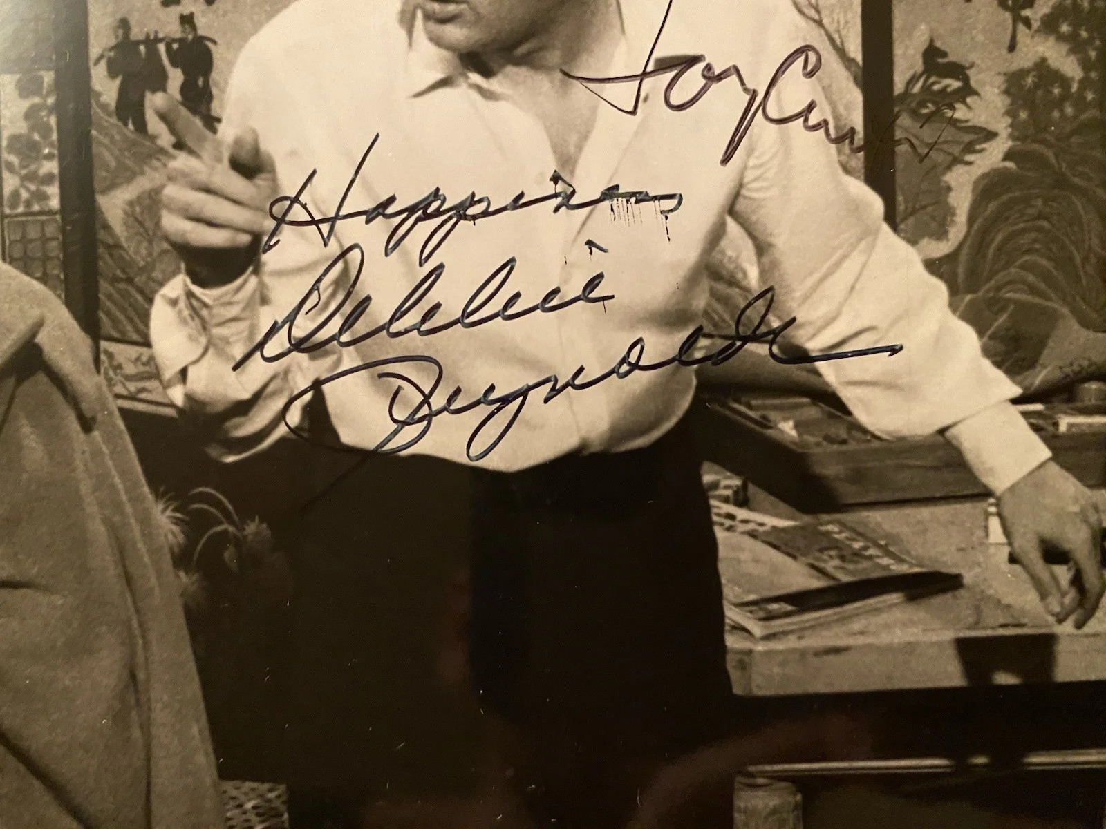 Pat Boone, Debbie Reynolds, Tony Curtis — Goodbye Charlie Cast Signed Autographed Photo w/ COA Pat Boone Debbie Reynolds, image 4