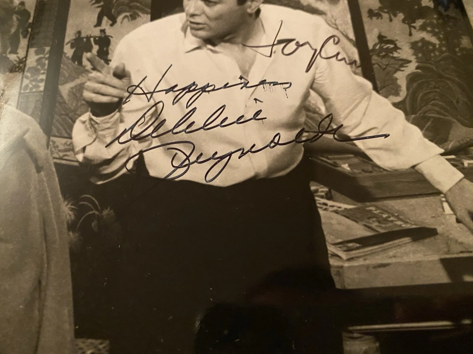 Pat Boone, Debbie Reynolds, Tony Curtis — Goodbye Charlie Cast Signed Autographed Photo w/ COA Pat Boone Debbie Reynolds, image 5