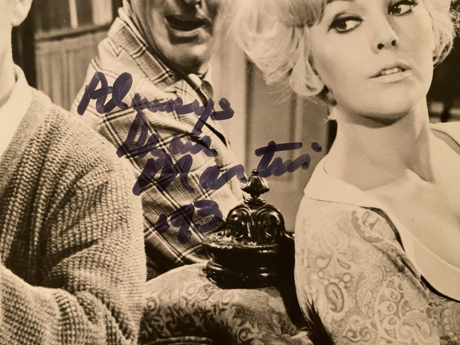 Dean Martin, Kim Novak, Ray Walston — Kiss Me Stupid Cast Signed Autographed Photo With COA Dean Martin Novak Walston, изображение 4