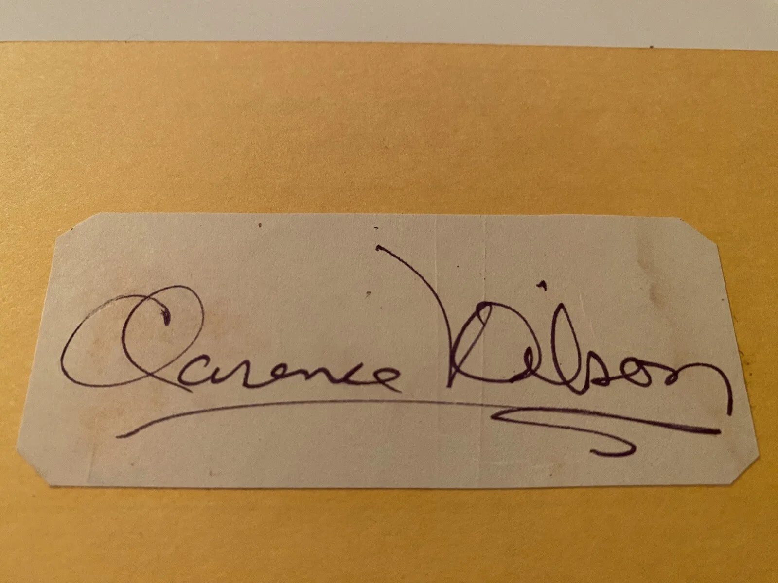 Clarence Wilson — Clarence Wilson Signed Autographed Card With COA You Can’t Take It With You RARE, изображение 2