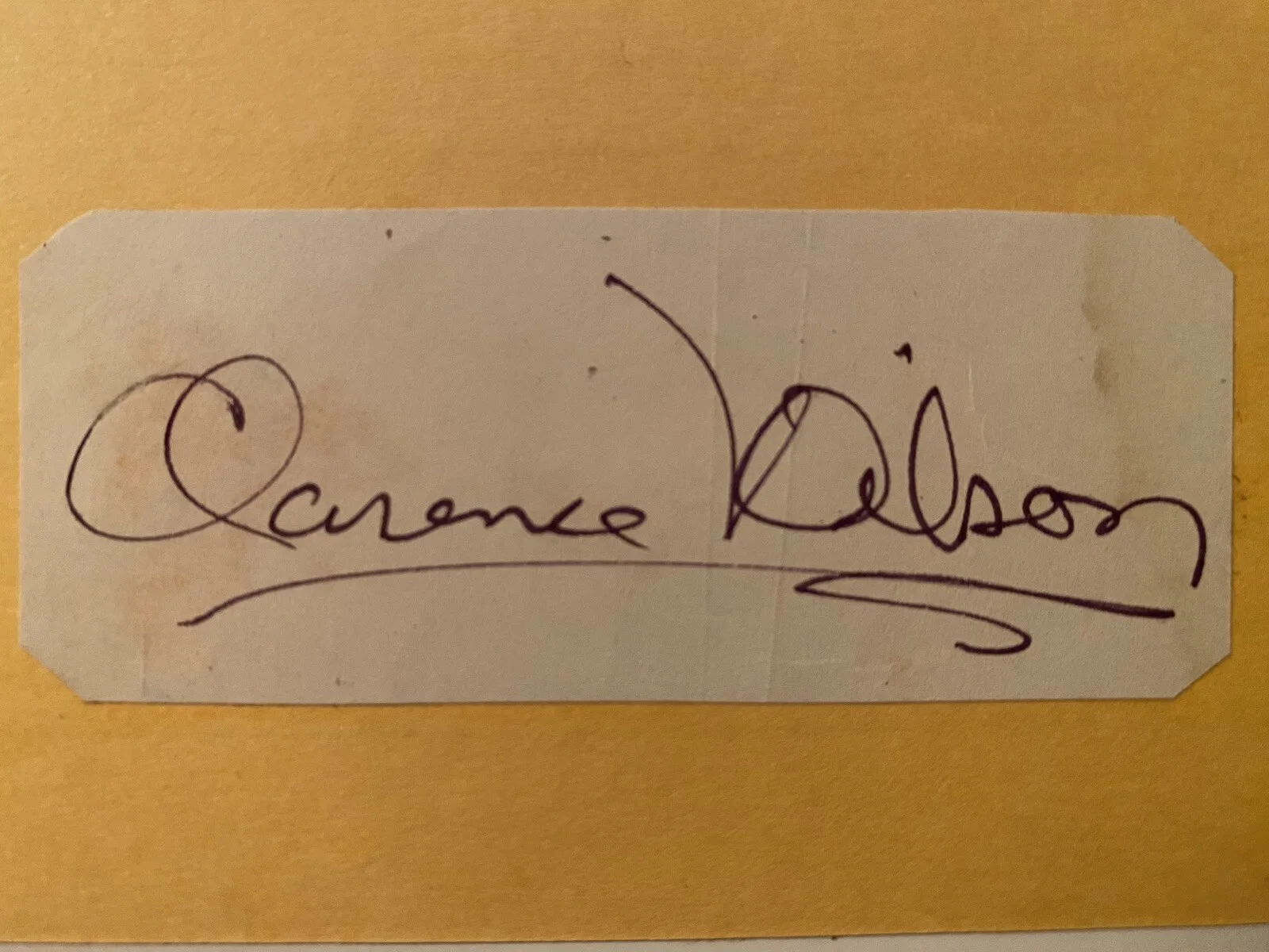 Clarence Wilson — Clarence Wilson Signed Autographed Card With COA You Can’t Take It With You RARE, изображение 3