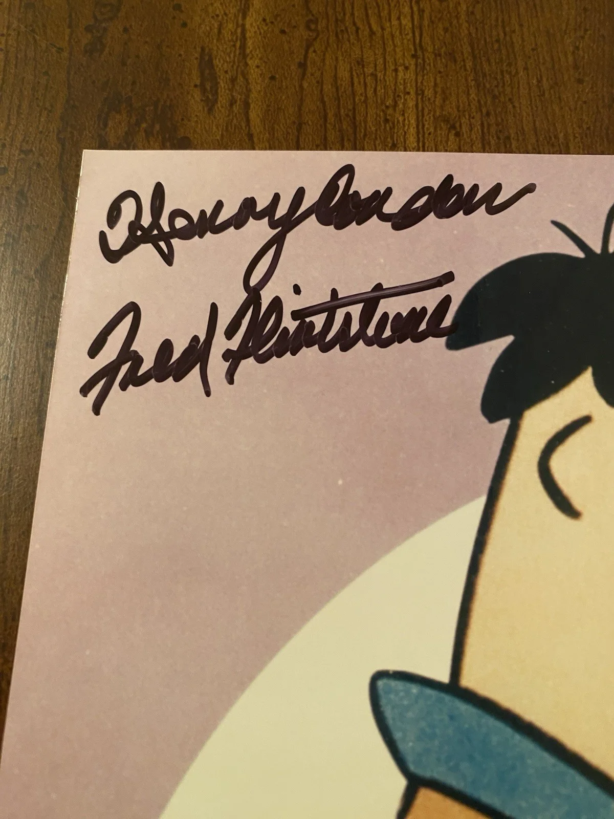 Henry Corden — Henry Corden Signed Autographed Fred Flintstone Photo With COA The Flintstones, image 3