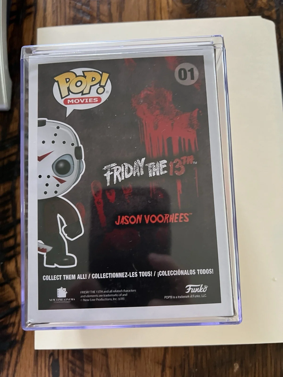 Kane Hodder — KANE HODDER Signed Funko Pop Figure 01 Jason Friday the 13th BAS In Armor Case, изображение 3