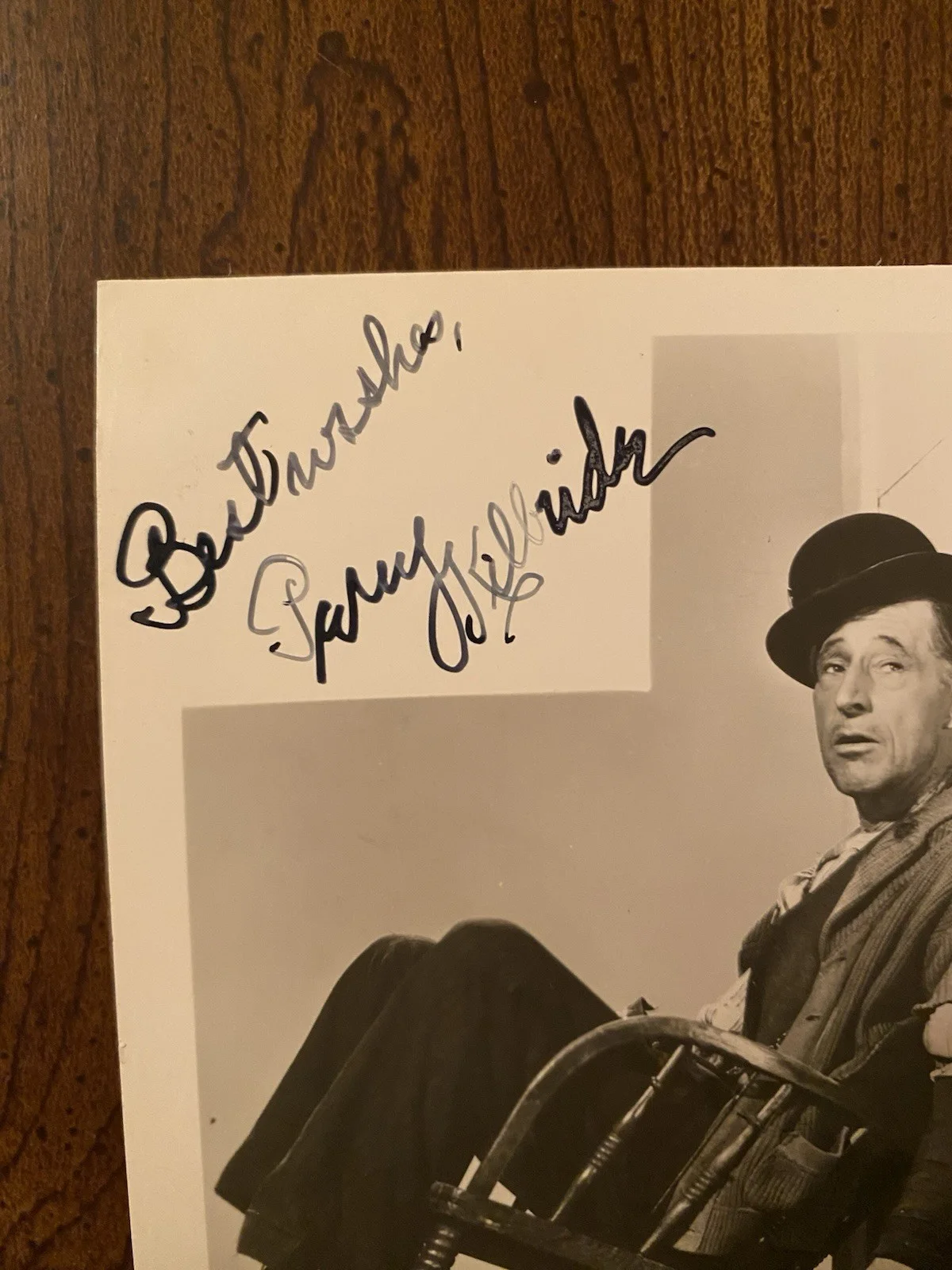 Percy Kilbride — Percy Kilbride Signed Autographed Photo With COA Ma And Pa Kettle RARE, image 2