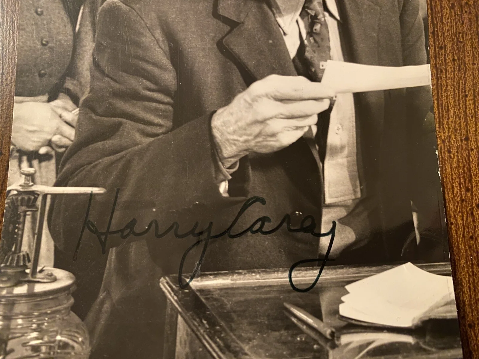 Harry Carey Sr — Harry Carey Sr Signed Autographed Photo w COA Mr Smith Goes To Washington RARE, изображение 2