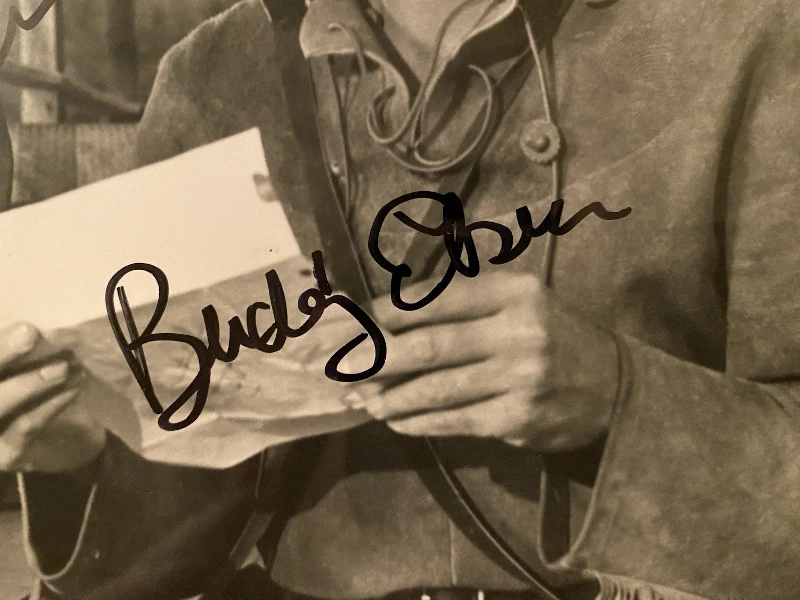Fess Parker, Buddy Ebsen — Fess Parker Buddy Ebsen Signed Autographed Photo With COA Davy Crockett BOTH, изображение 4