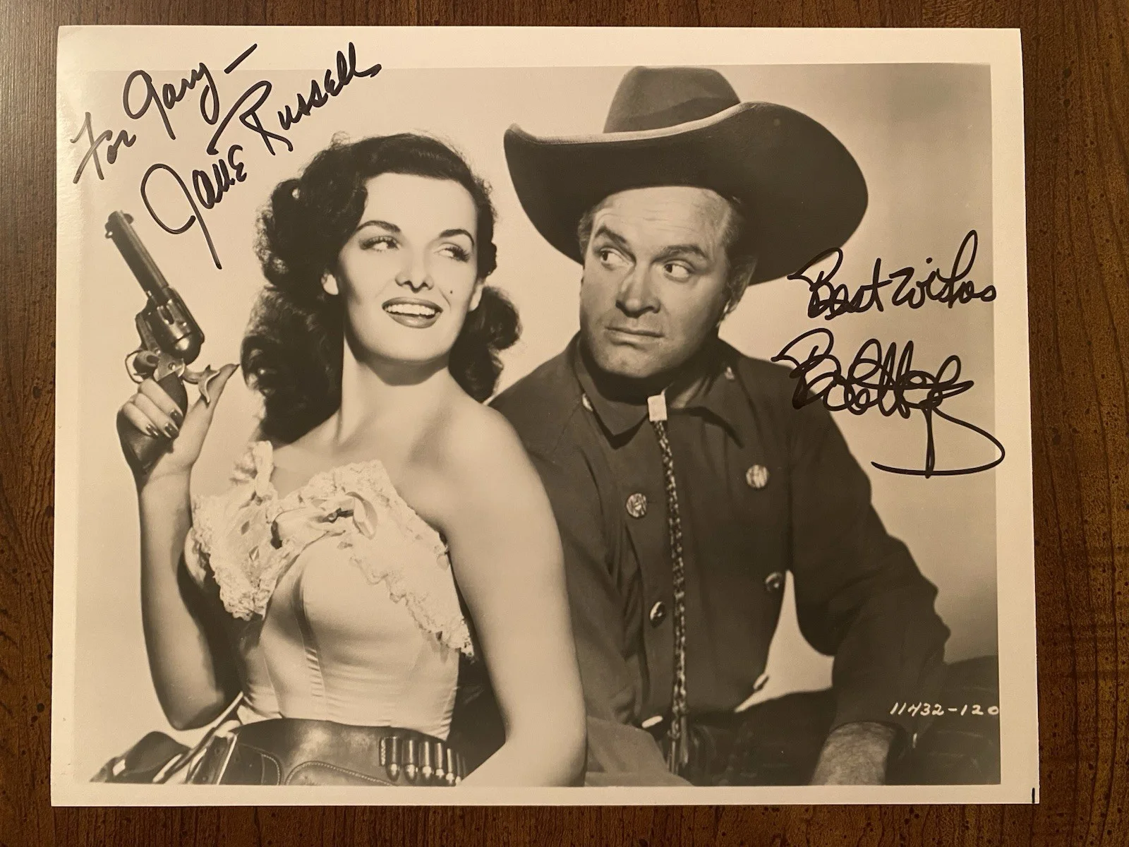 Bob Hope, Jane Russell — Bob Hope Jane Russell Signed Autographed Photo BOTH With COA The Paleface RARE