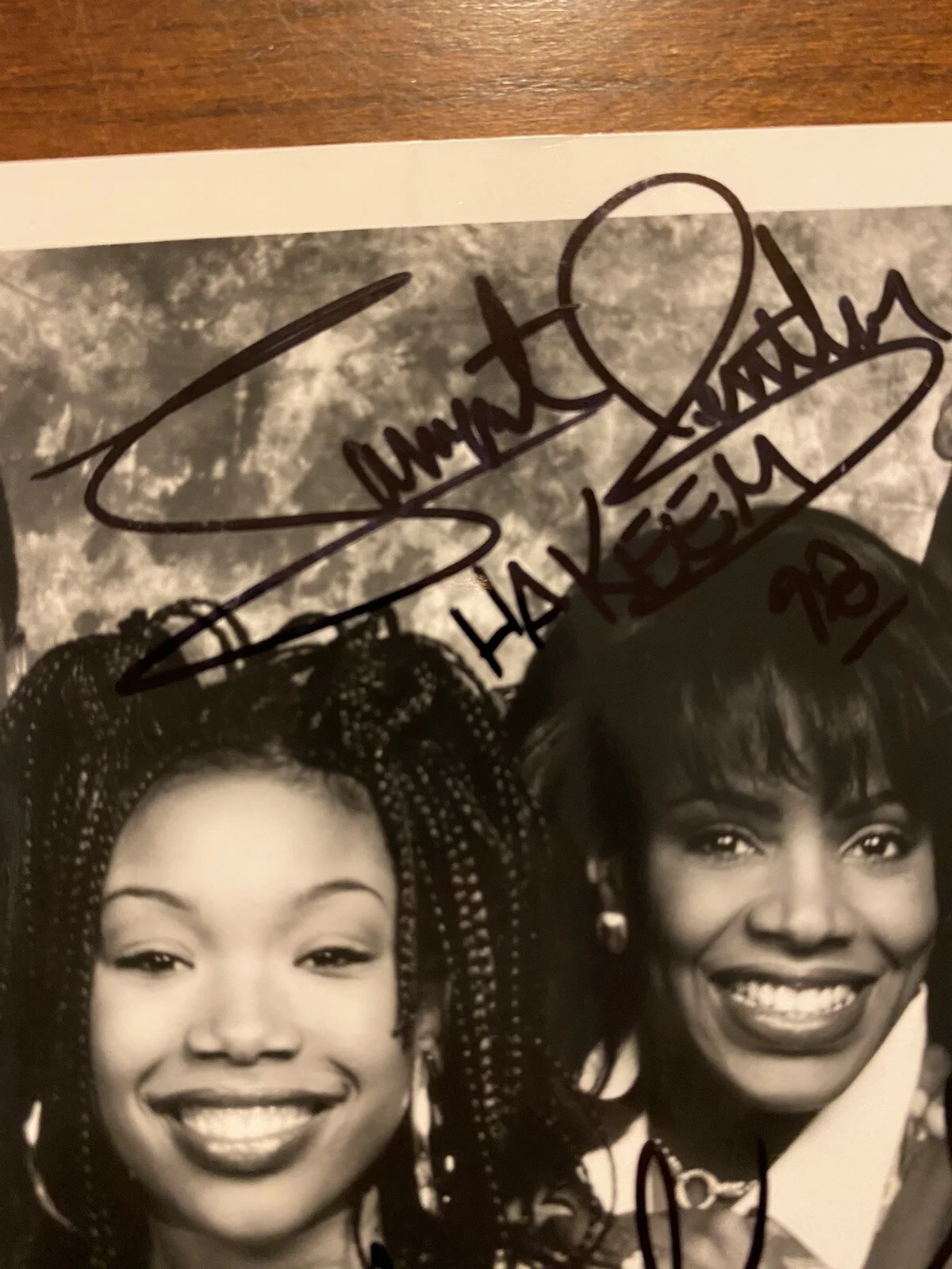 Brandy Norwood, Moesha Cast — Moesha Cast Signed Autographed Photo By All 7 With COA and LOA VERY RARE 90’s TV, изображение 4