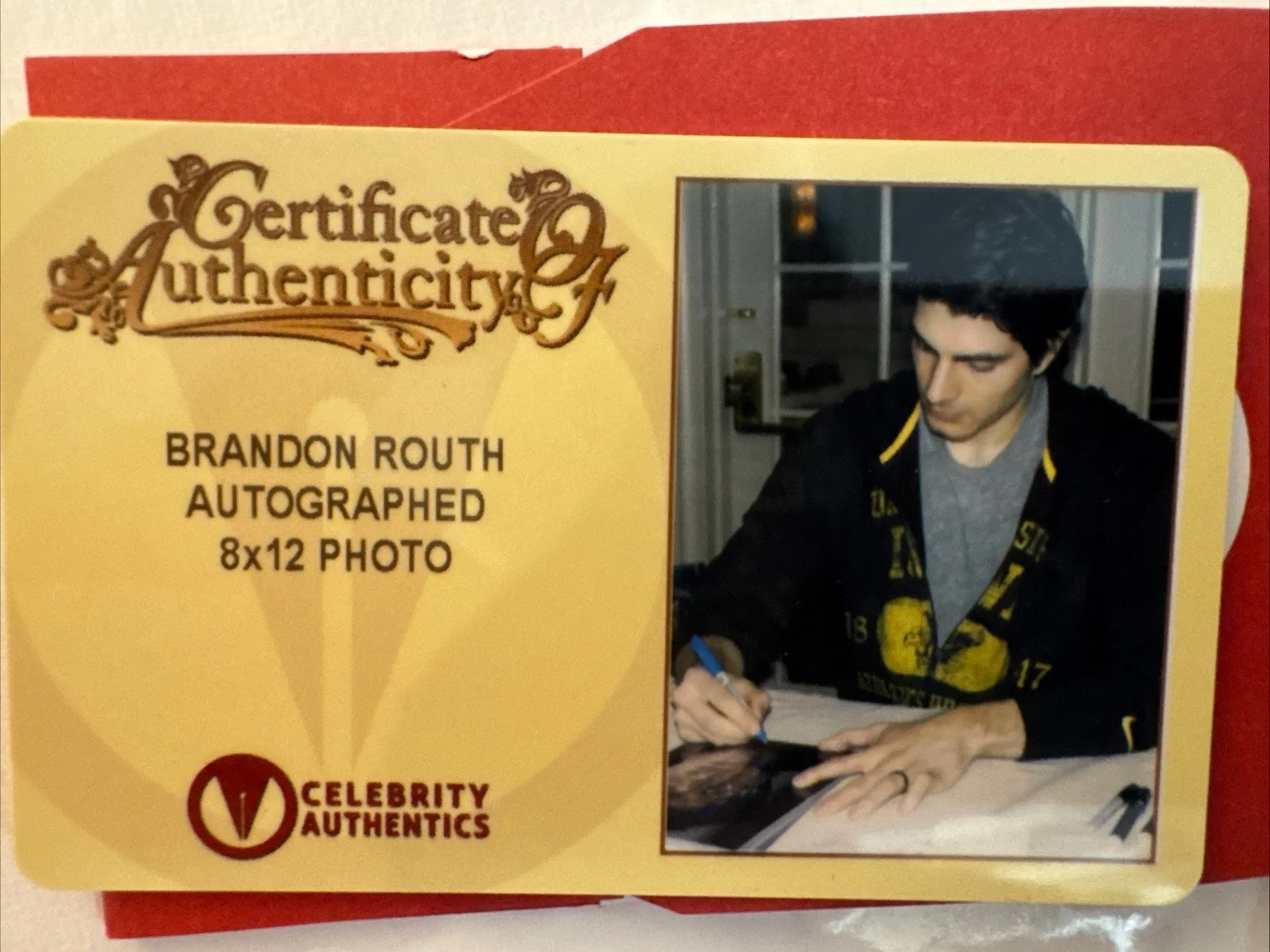 Brandon Routh — Brandon Routh Autographed Superman Returns 8x12 Signed Photo, image 3