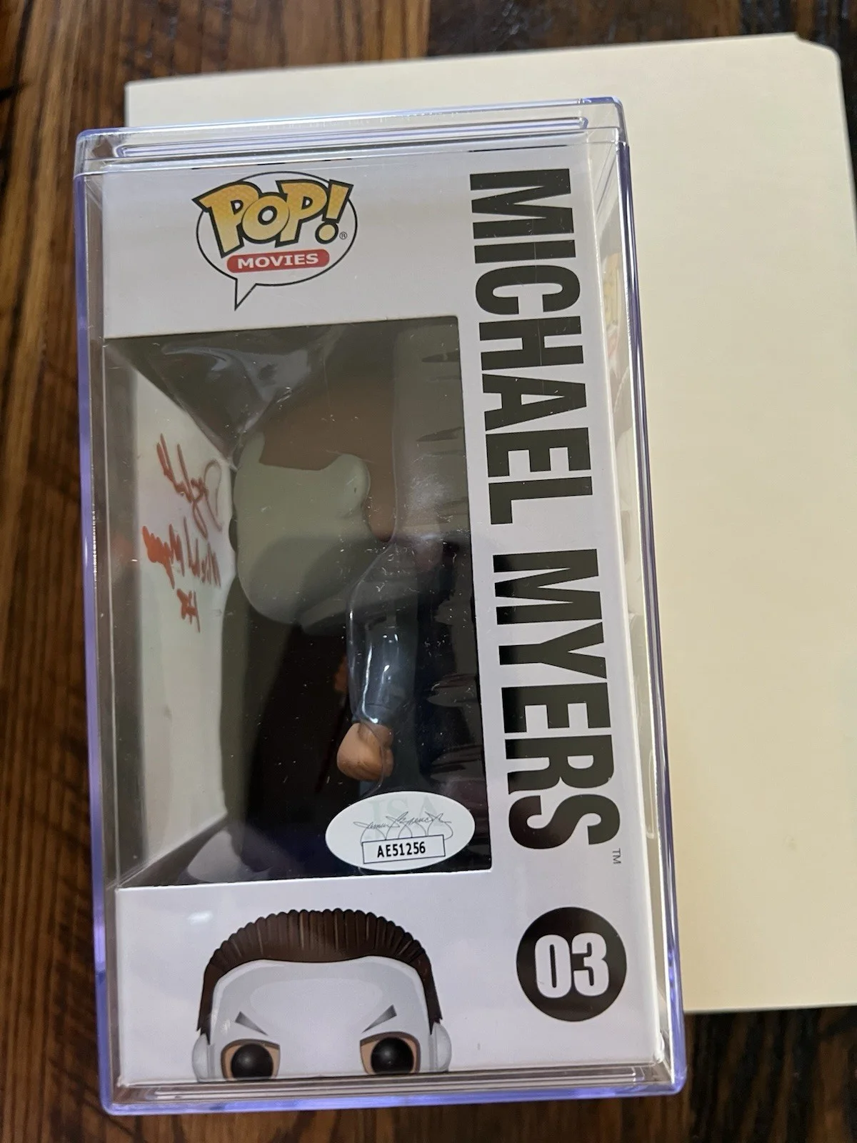 Don Shanks — Funko Pop Halloween Michael Myers Autographed by Don Shanks JSA Authenticated, image 4