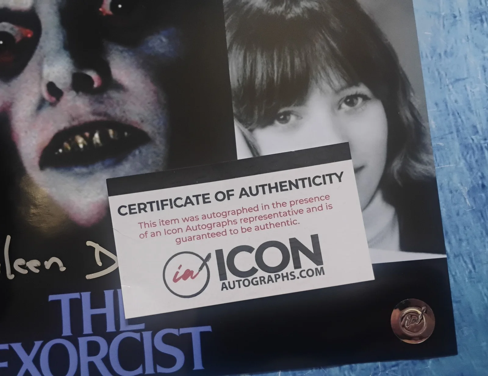 Eileen Dietz Hand Signed 8x10 Photo COA The Exorcist NO US TARIFFS, image 4