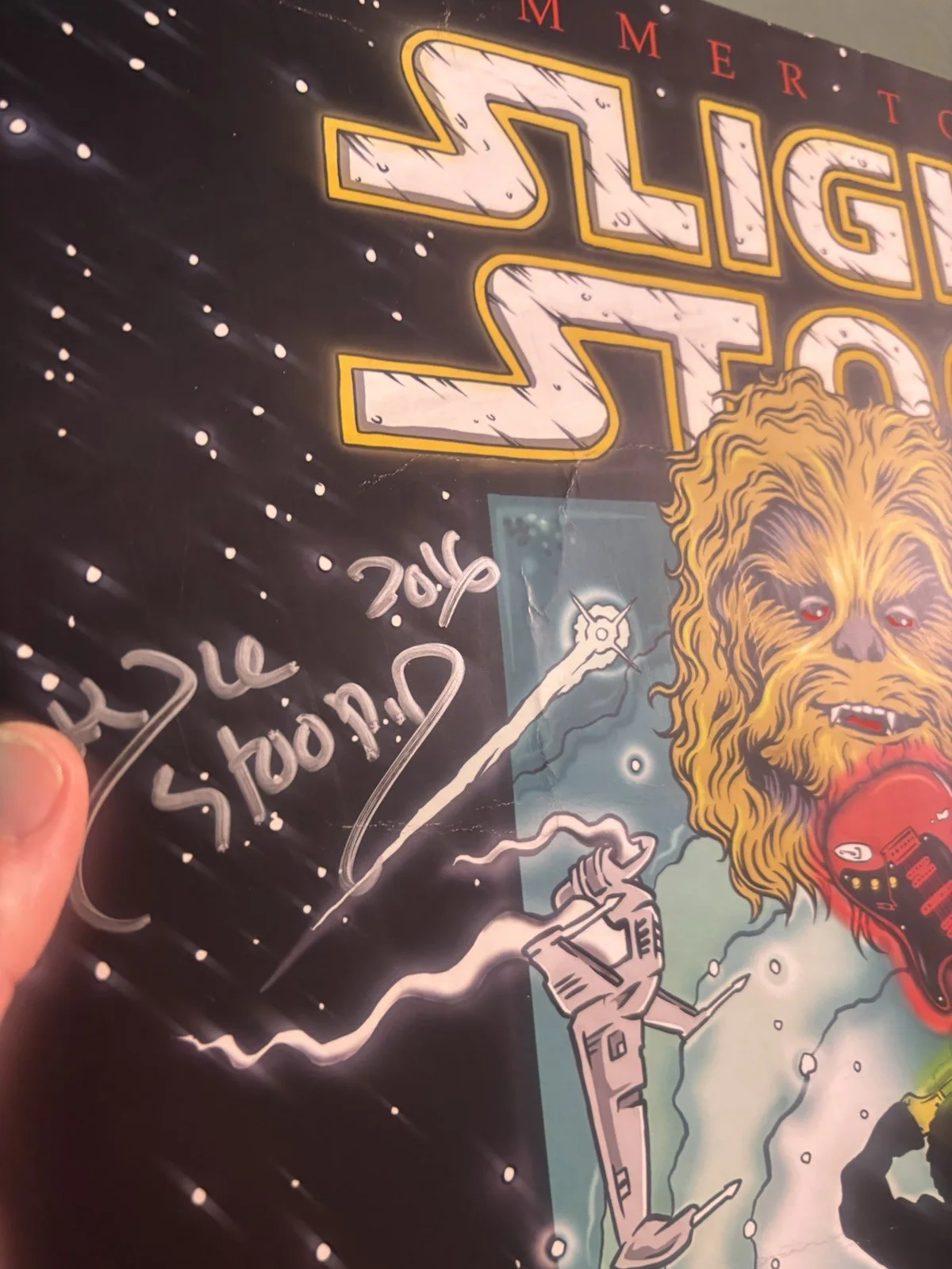 Slightly Stoopid Return of the Red Eye Summer Tour 2016 Original Signed Poster, изображение 4