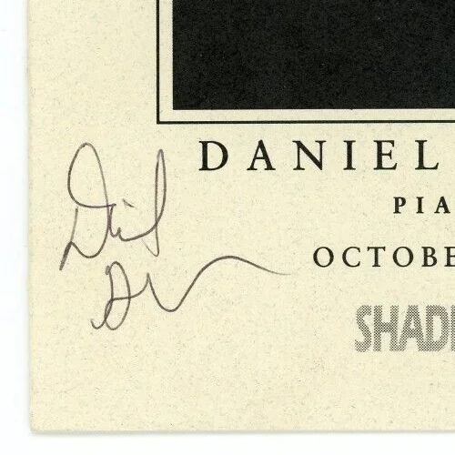 Daniel Glover [Pianist] 2002 Concert Program Autographed (Auto / NO COA) Piano, image 2