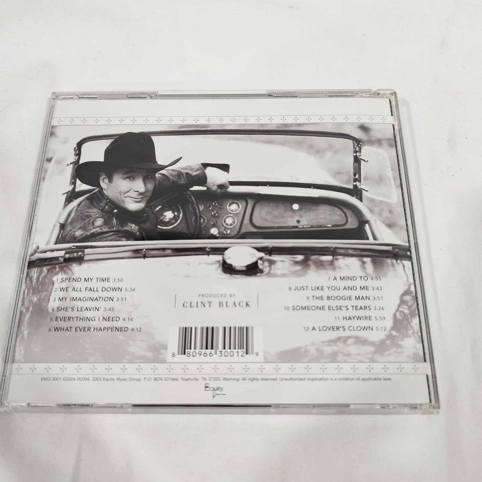 Clint Black Signed Cd "Spend My TIme" Autograph, image 2