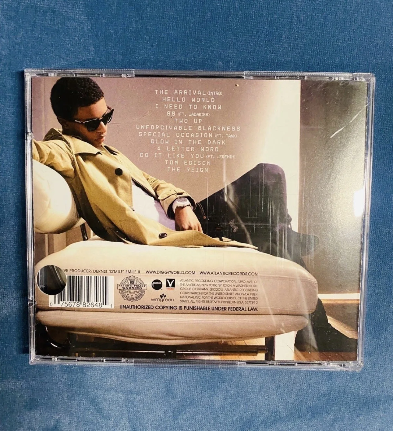 Diggy Unexpected Arrival audio cd Signed Autographed, image 2