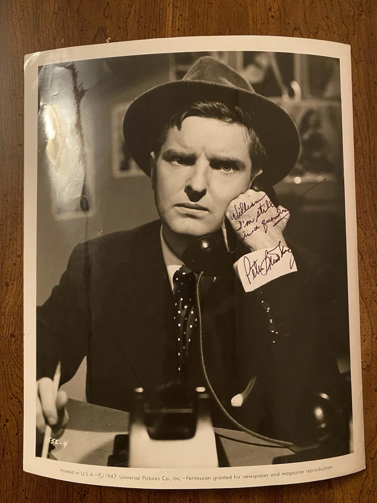 Peter Lind Hayes — Peter Lind Hayes Signed Autographed Photo With COA The Senator Was Indiscreet