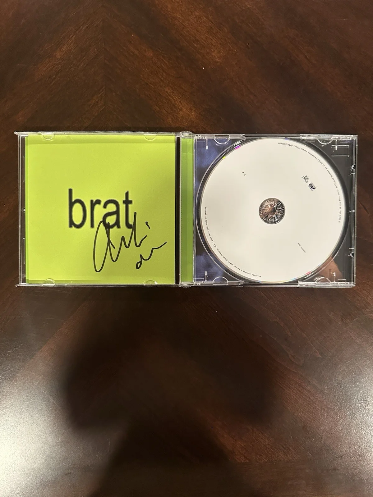 Charli XCX Brat CD Signed Autographed Green Cover Original, image 3
