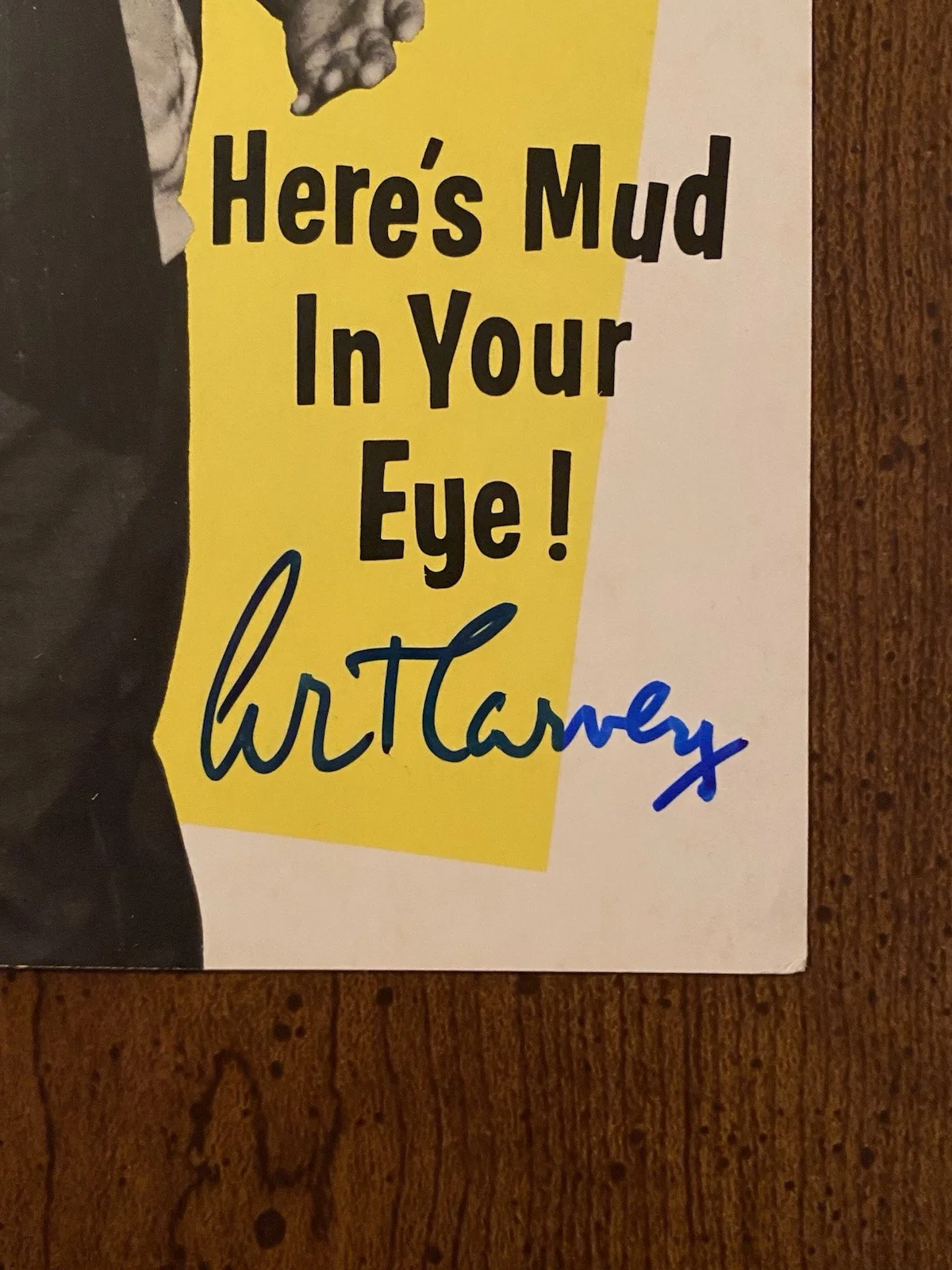 Art Carney — Art Carney Signed Autographed Vintage Postcard With COA The Honeymooners Norton, изображение 2