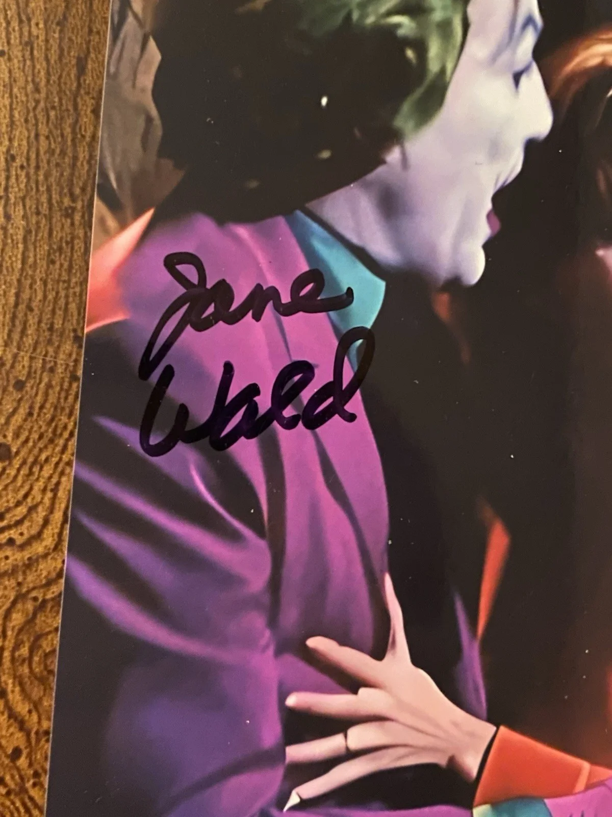 Jane Wald — Jane Wald Signed Autographed Photo With The Joker Cesar Romero Batman 66, image 2