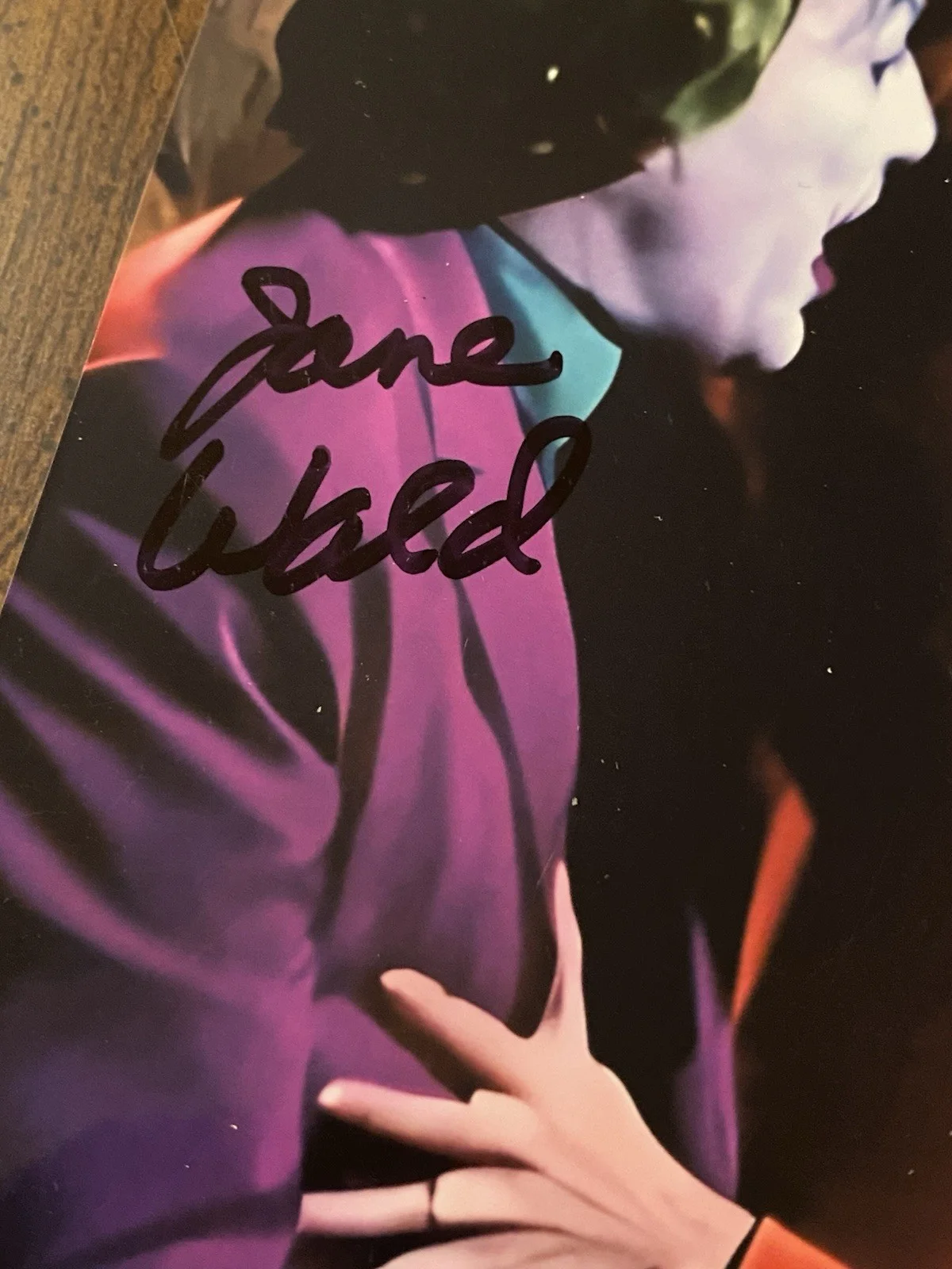 Jane Wald — Jane Wald Signed Autographed Photo With The Joker Cesar Romero Batman 66, image 3