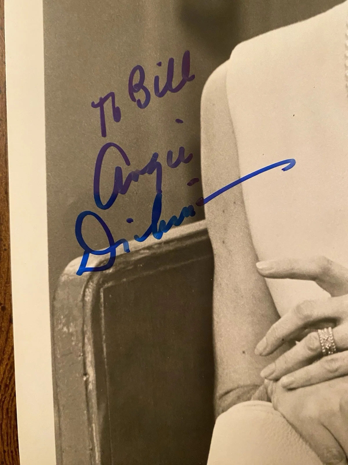 Angie Dickinson — Angie Dickinson Signed Autographed Photo Oceans 11 Rio Bravo The Killers Police, изображение 2