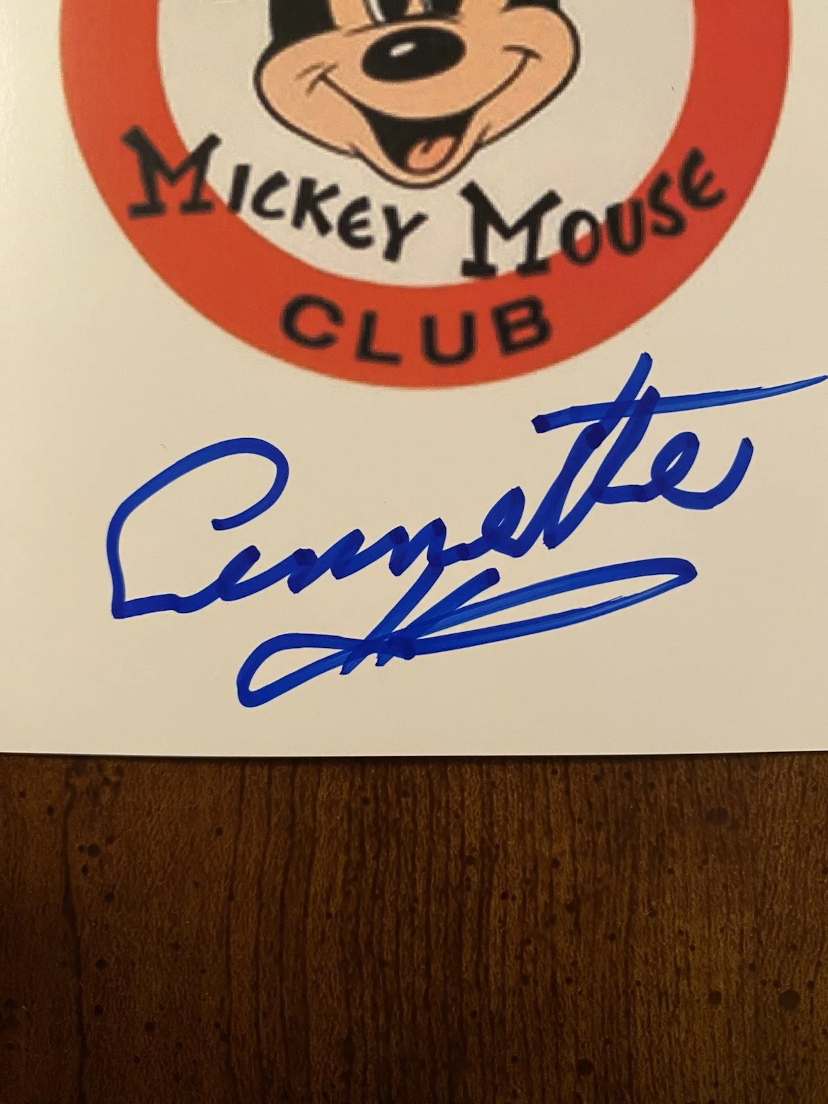 Annette Funicello — Annette Funicello Signed Autographed Photo The Mickey Mouse Club With COA Annet, image 2
