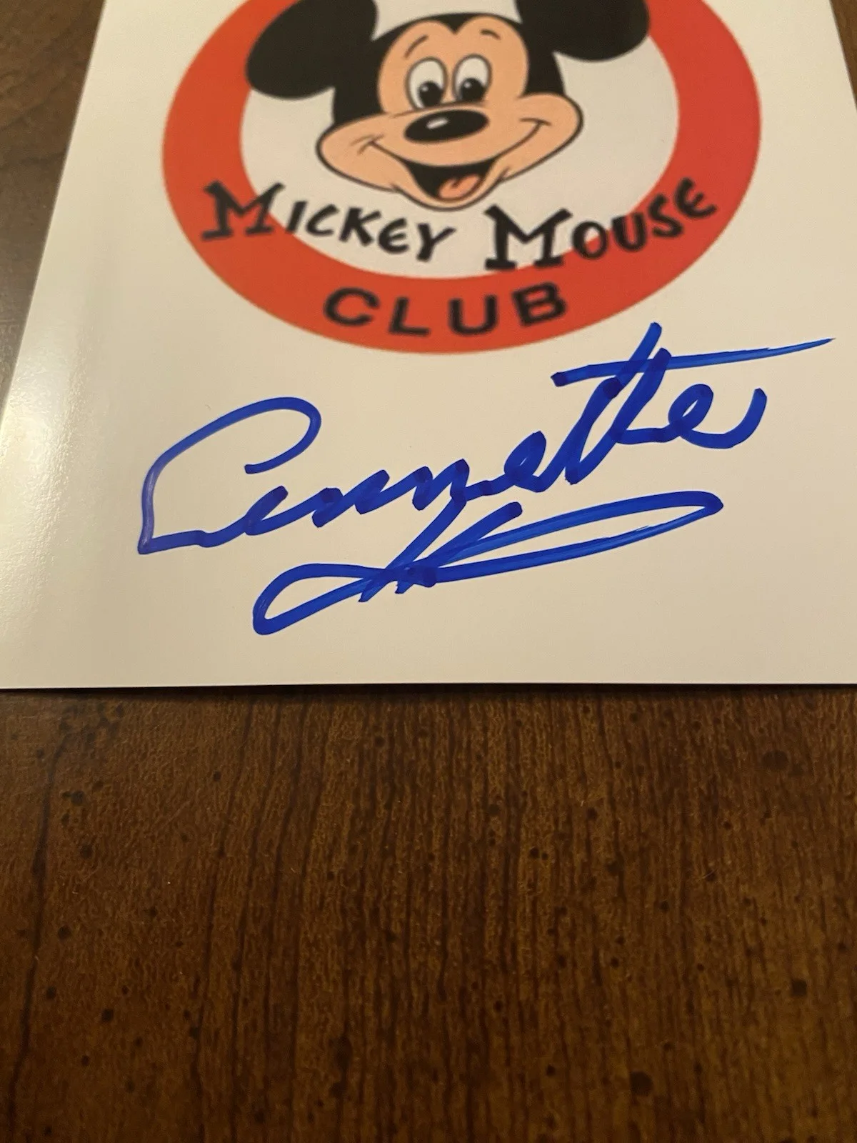 Annette Funicello — Annette Funicello Signed Autographed Photo The Mickey Mouse Club With COA Annet, image 3