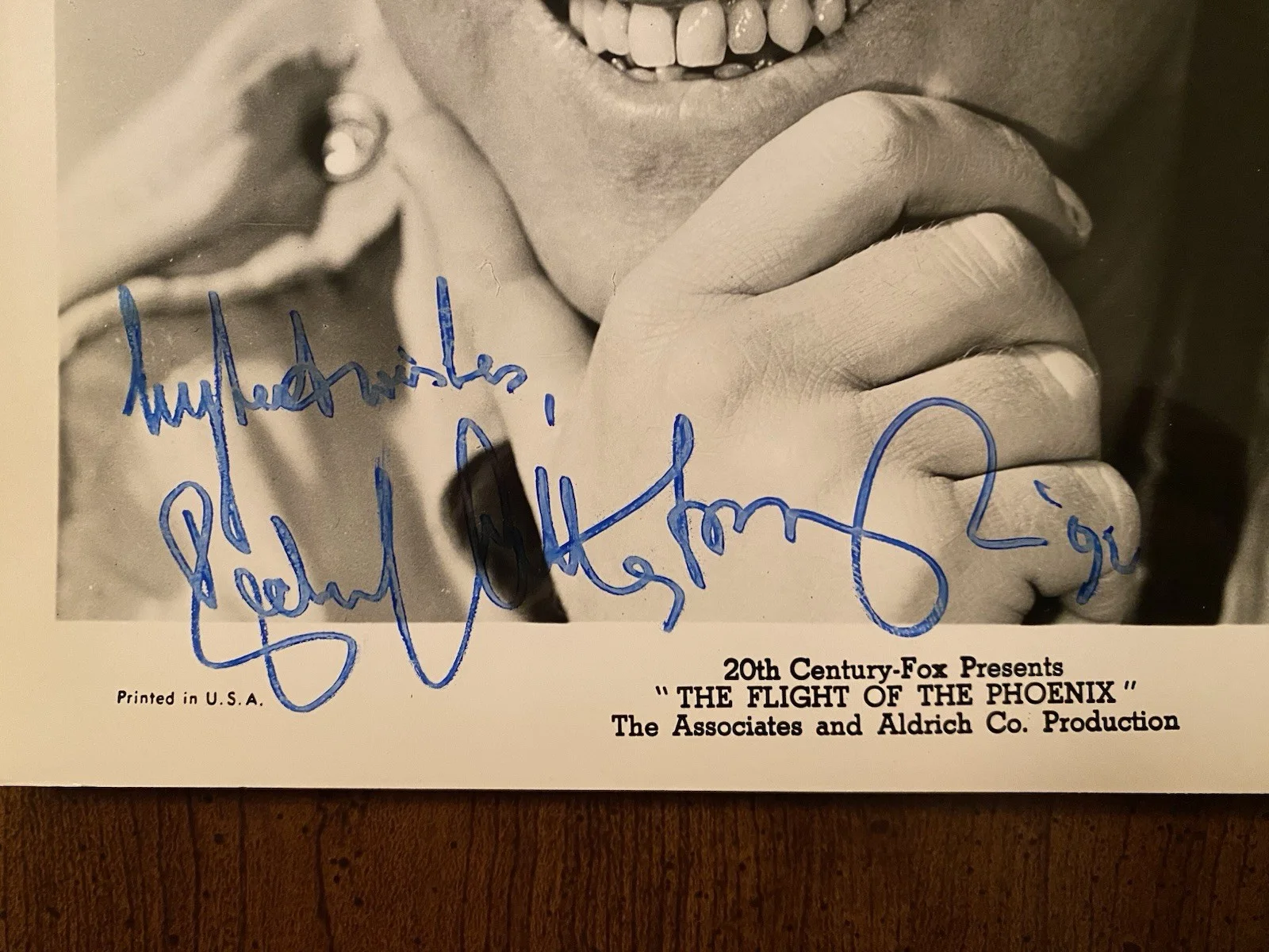 Richard Attenborough — Richard Attenborough Signed Autographed Photo With COA The Flight Of The Phoenix, image 2