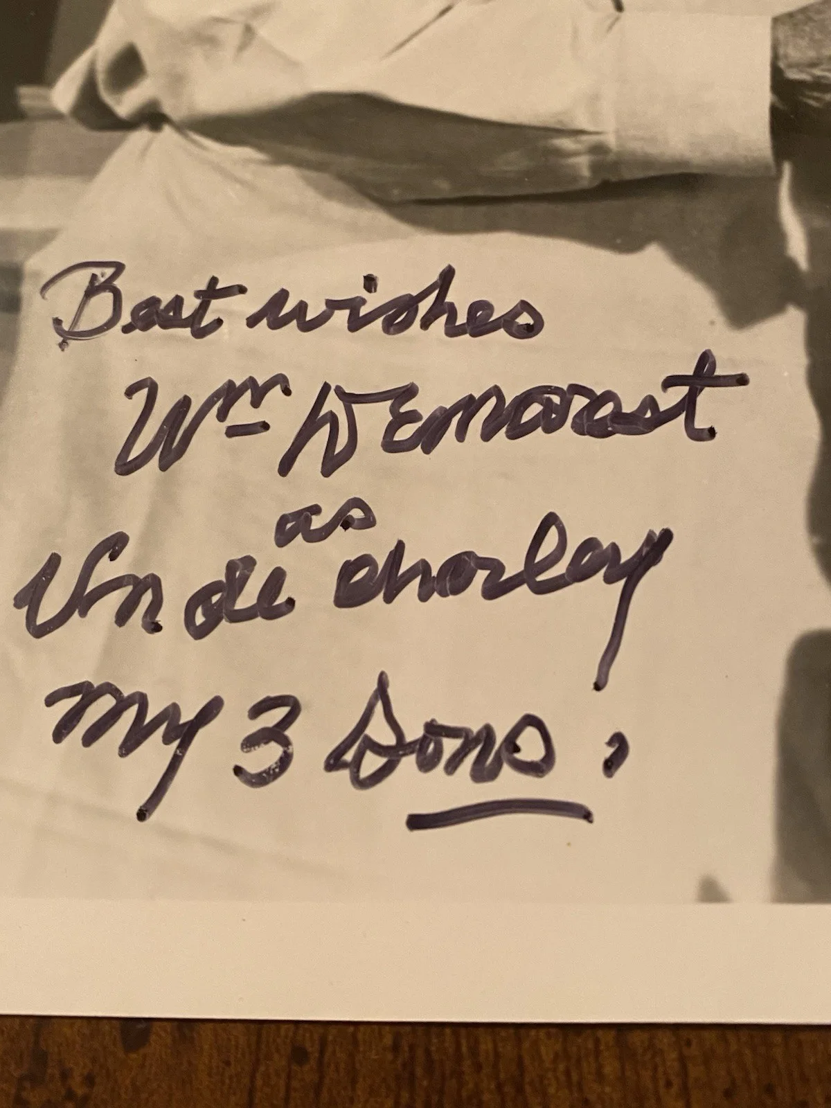 William Demarest — William Demarest Signed Autographed Photo With COA Uncle Charley My Three Sons, image 3