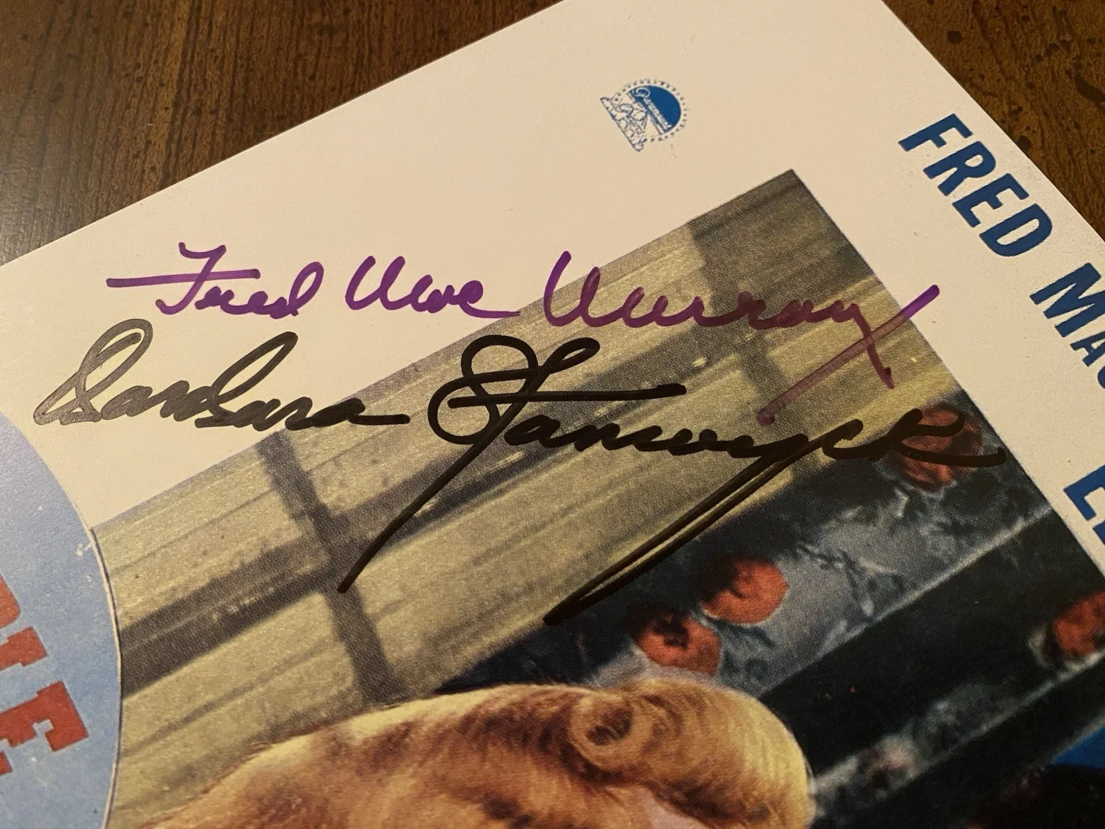 Barbara Stanwyck, Fred MacMurray — Barbara Stanwyck Fred MacMurray Signed Autographed Photo w/ COA Double Indemnity, изображение 4