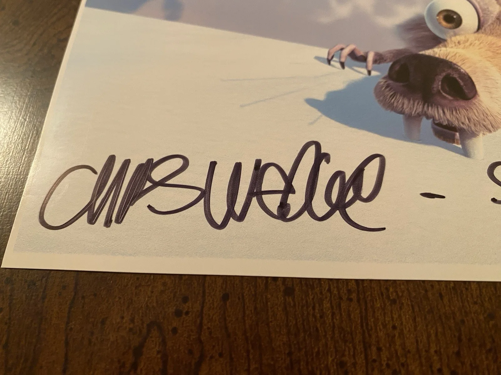 Chris Wedge — Chris Wedge Signed Autographed Photo With COA Ice Age Scrat Blue Sky Studios, изображение 4