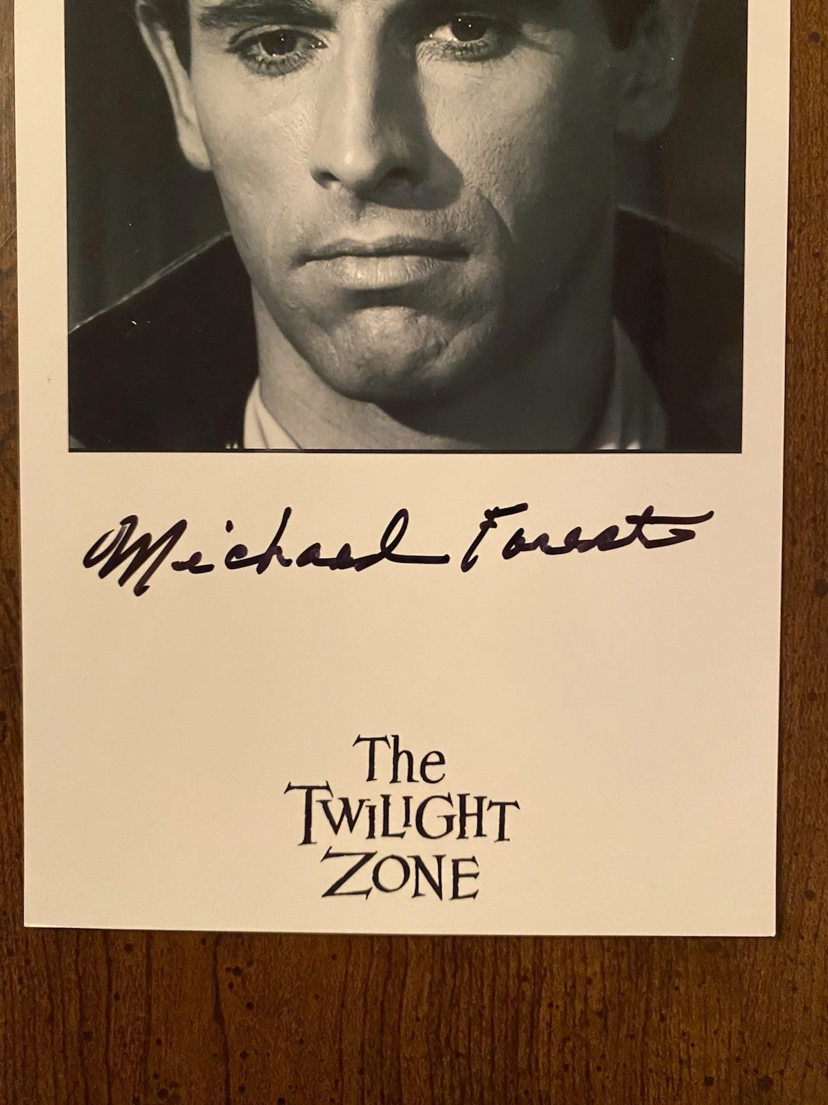 Michael Forest — Michael Forest Signed Autographed Photo With COA The Twilight Zone, image 2